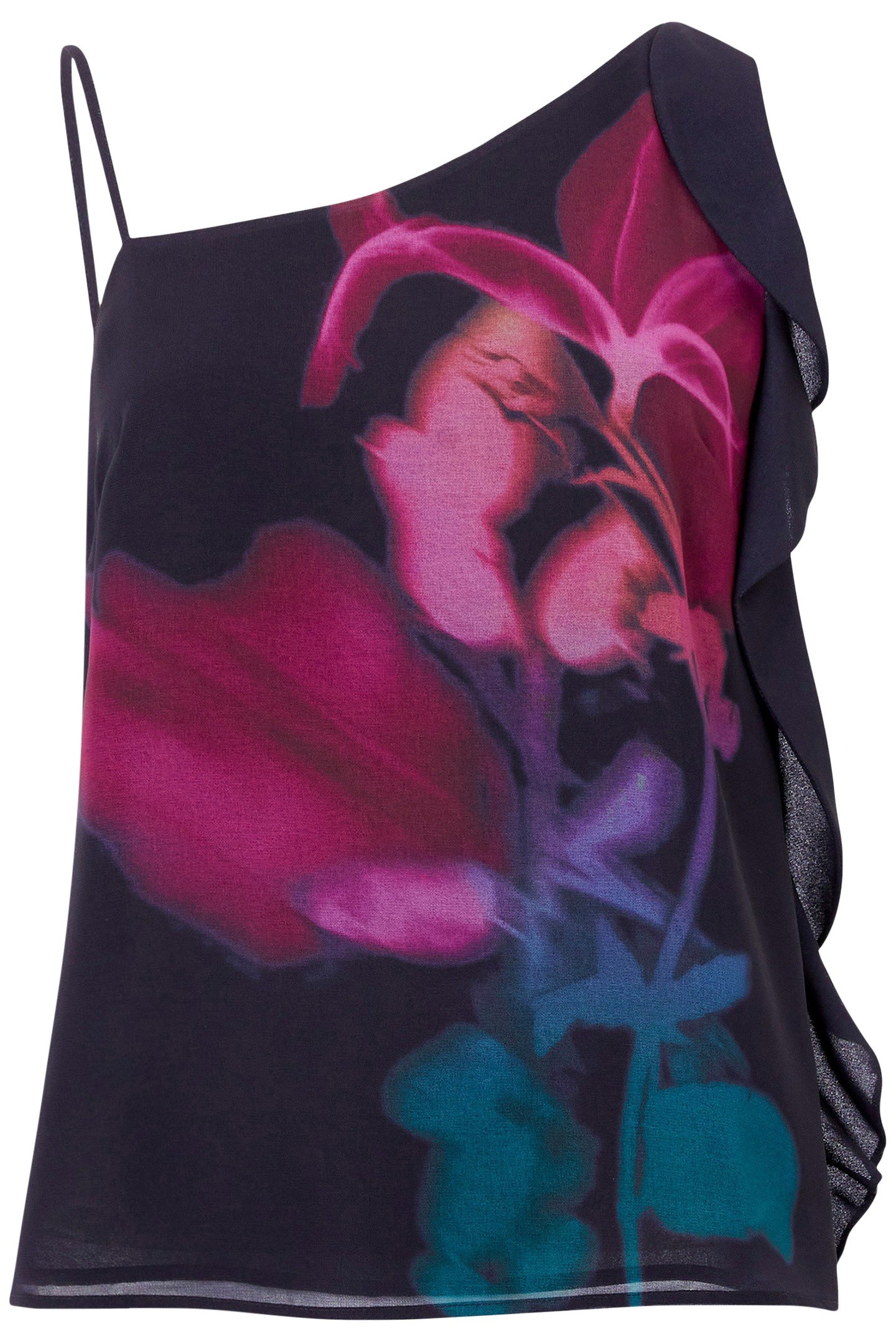 EDEN GGT FRILLY CAMI TOP BLACKOUT MULTI 4