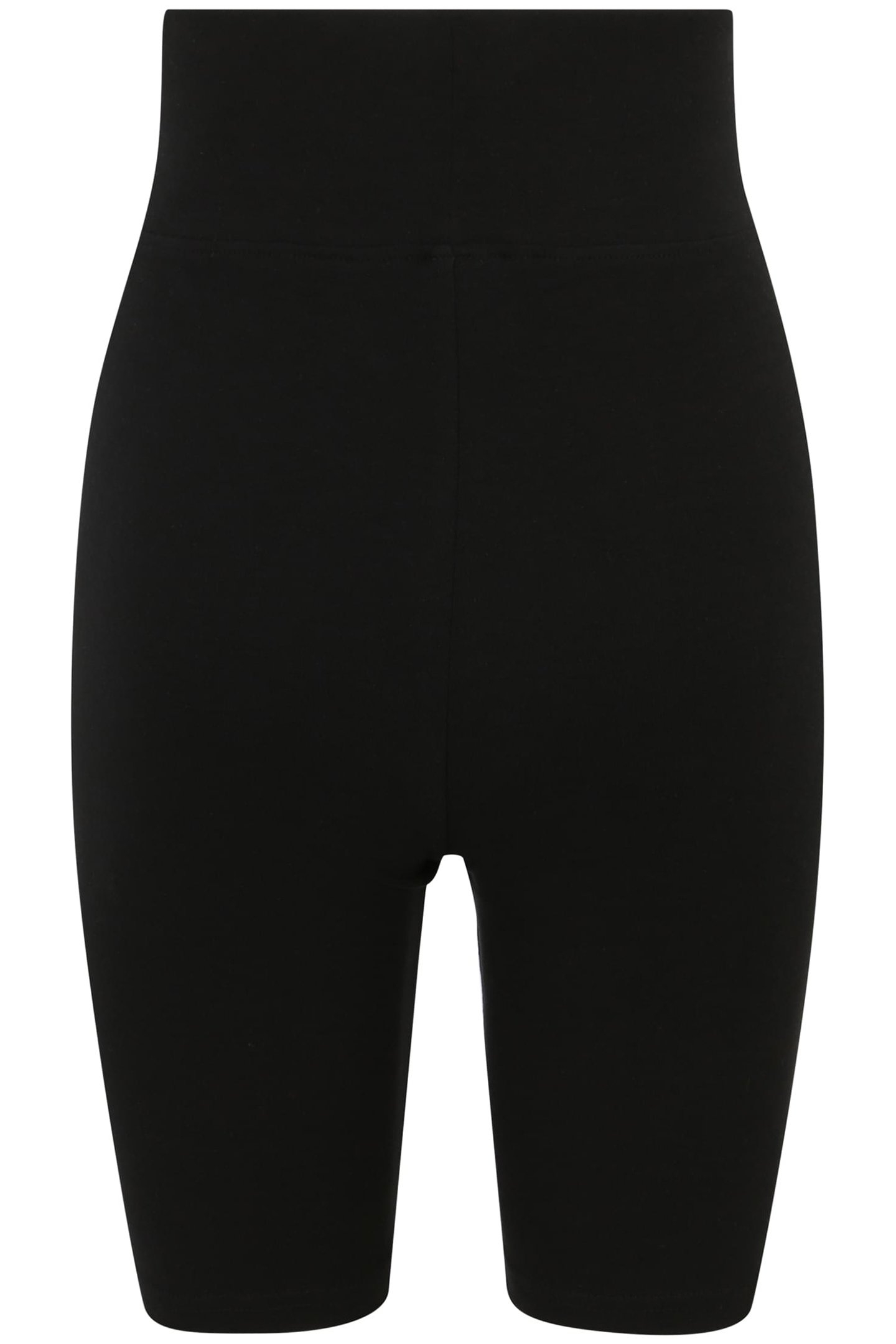 LADIES HIGH WAIST CYCLE SHORTS 2-PACK BLACK/WHITE 2