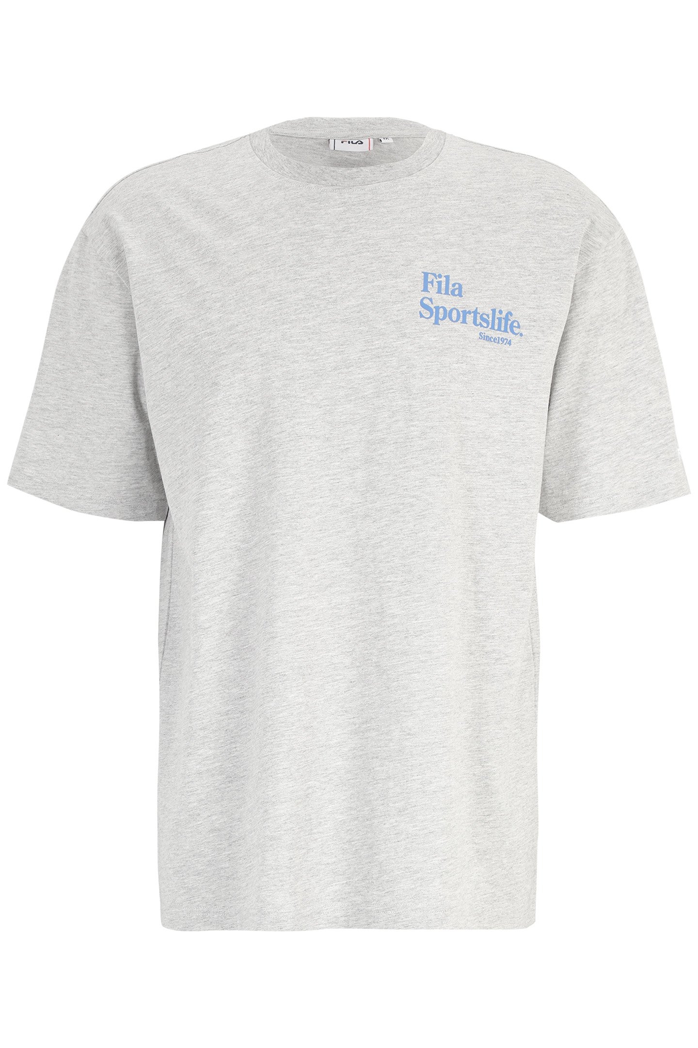 LENS LOOSE TEE LIGHT GREY MELANGE 4