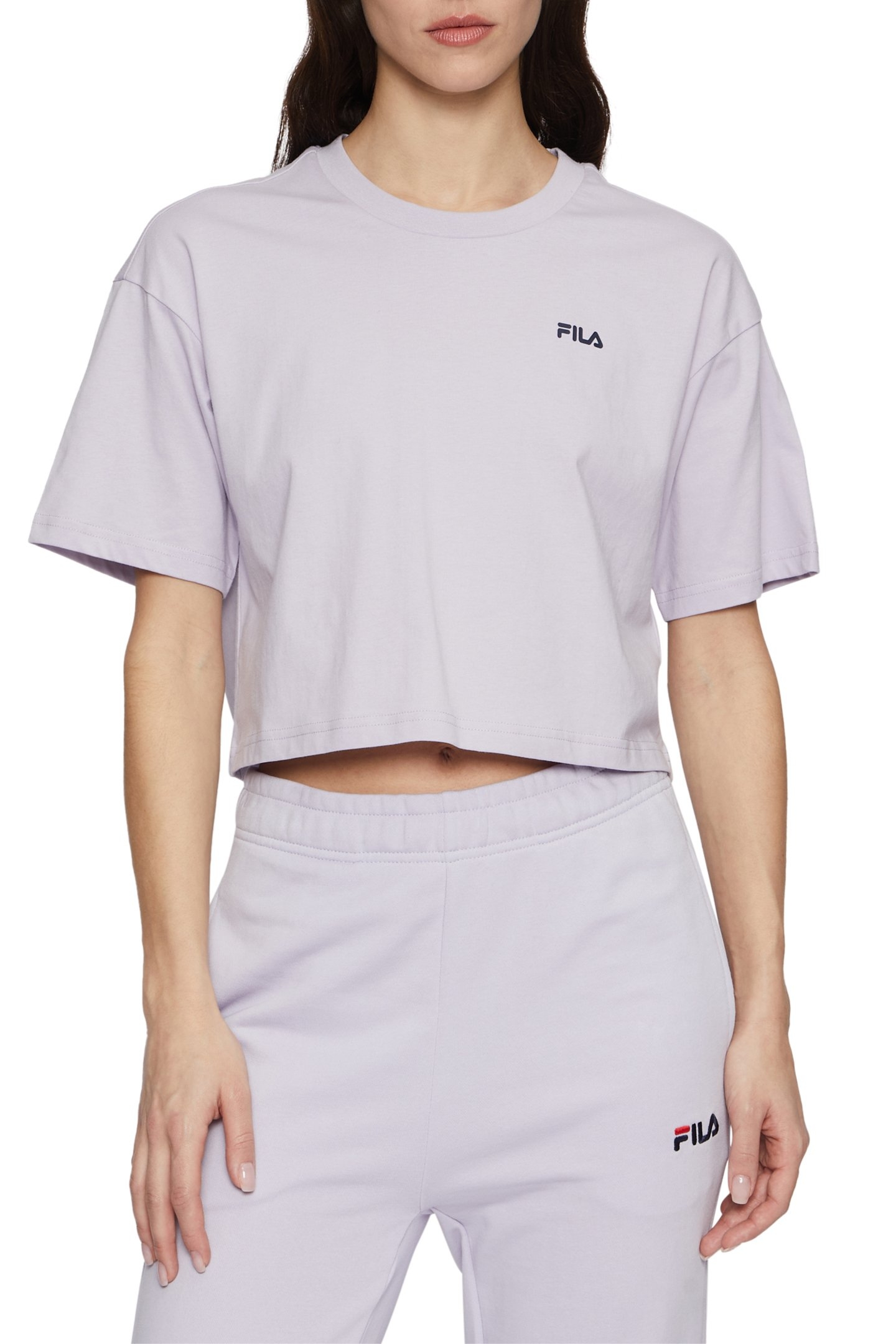 LOCRI LOOSE CROPPED TEE THISTLE 1