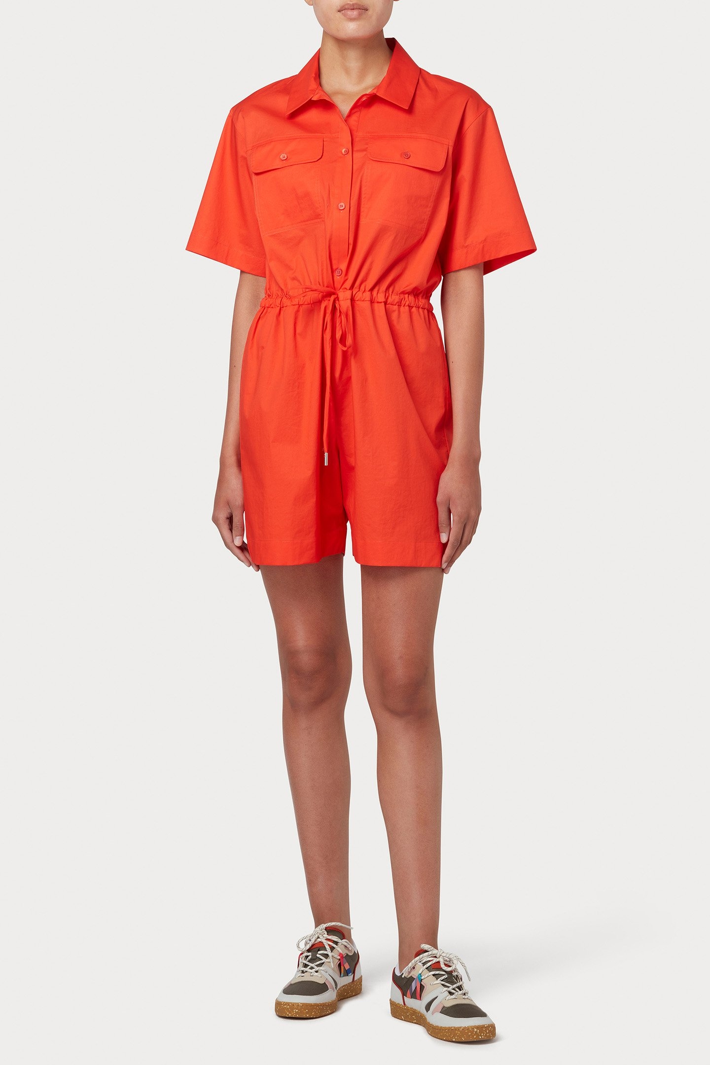 JUMPSUIT CORAL RED 1