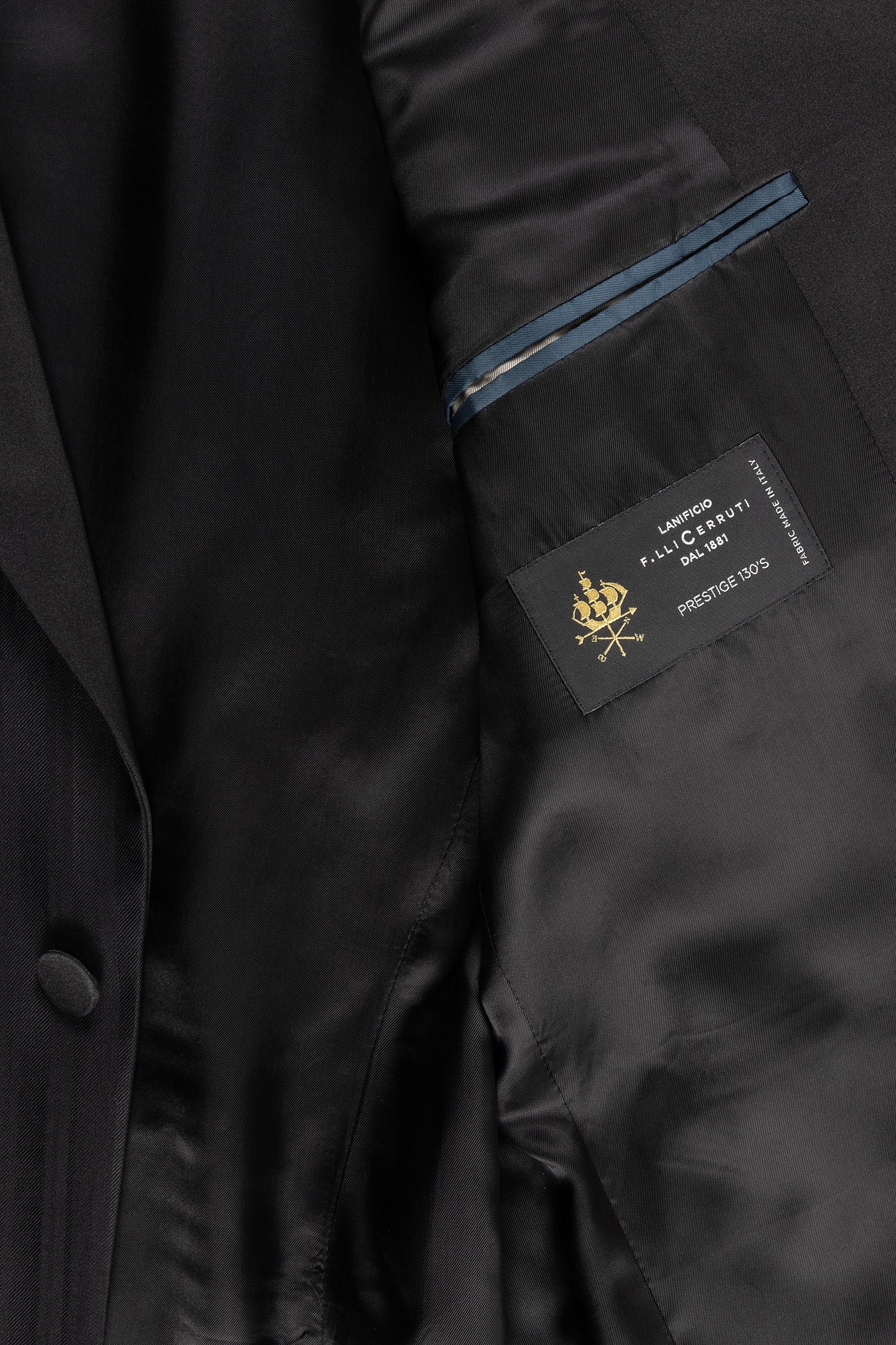 MENS EVENING 1 BUTTON JACKET BLACK 8