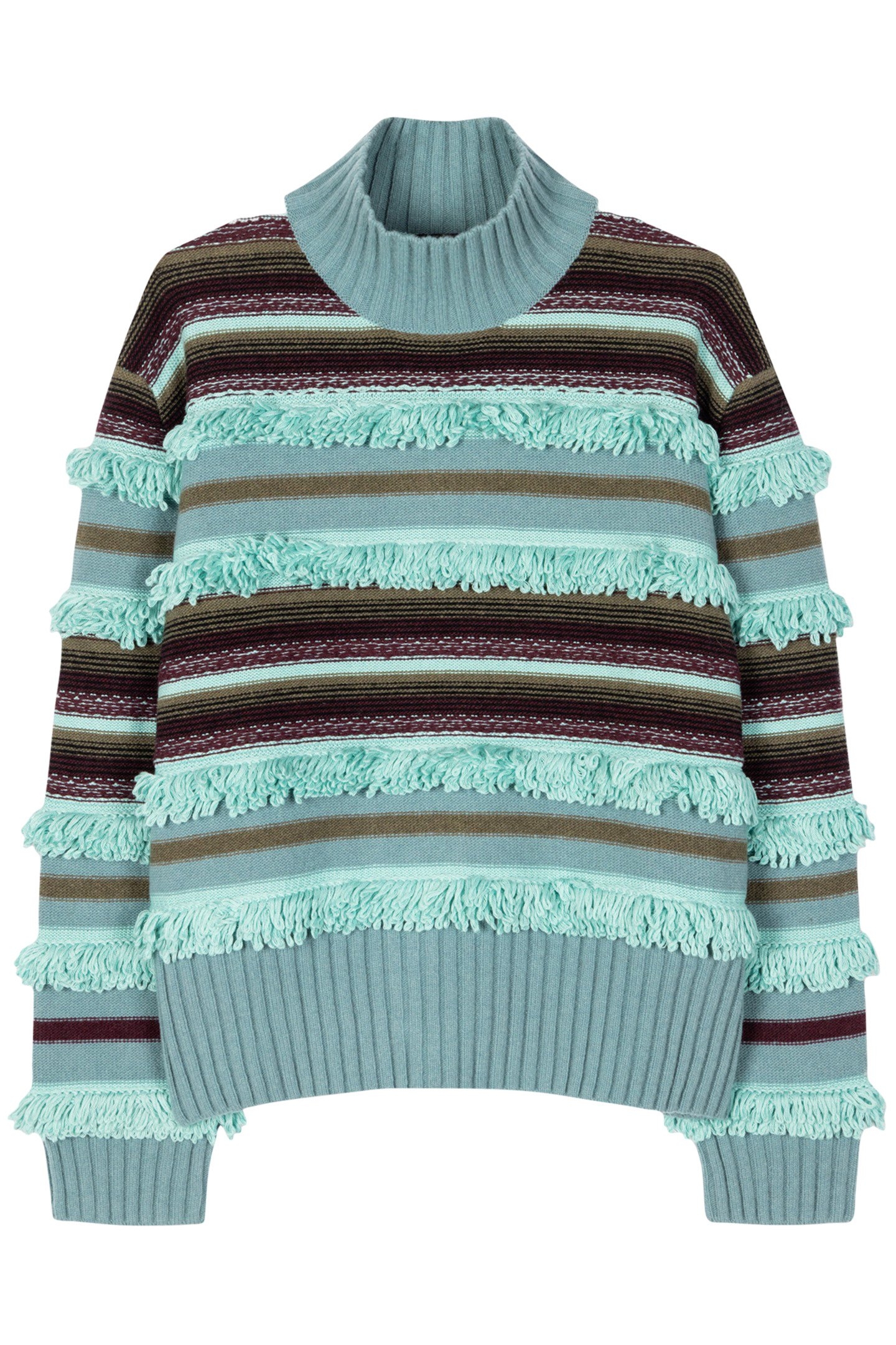 KNITTED SWEATER CREW NECK LIGHT BLUE 4