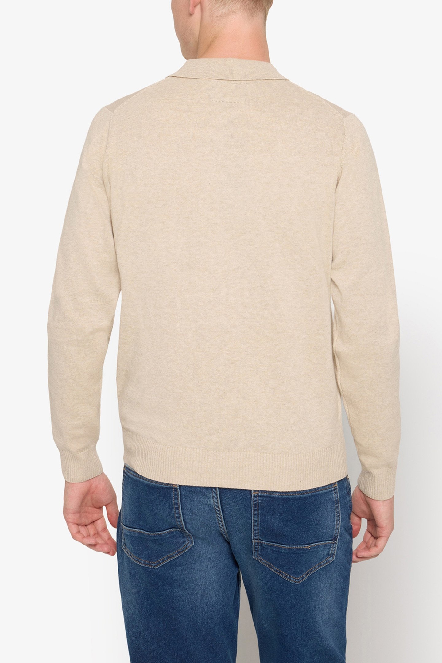 NOLANSI KNIT POLO + PURE CASHMERE MEL 2