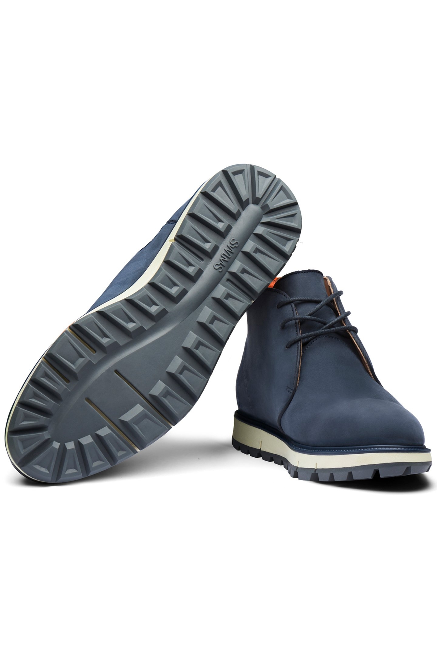 MOTION CHUKKA LUG SOLE NAVY/IVORY/ORANGE 4