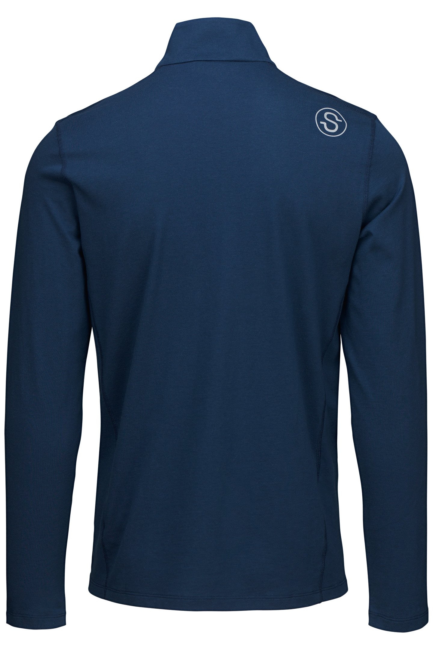 ETNA1/4ZIP LYARING KNIT LAKE BLUE 2