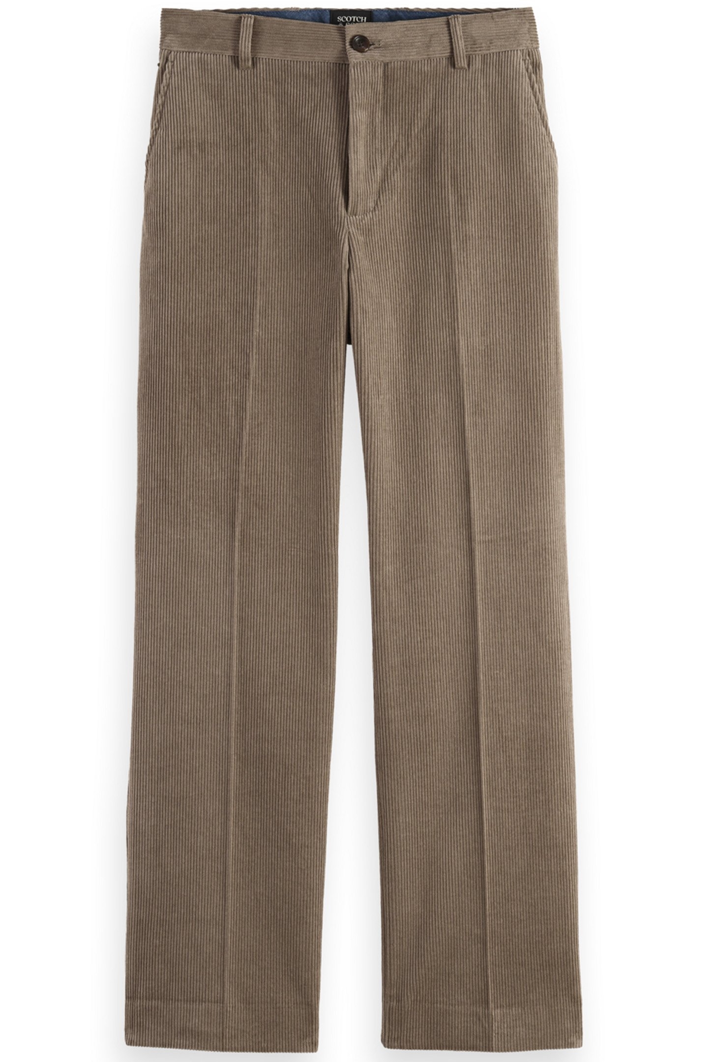STRAIGHT FIT COTTON CORDUROY CHINO CAPPUCHINO 4