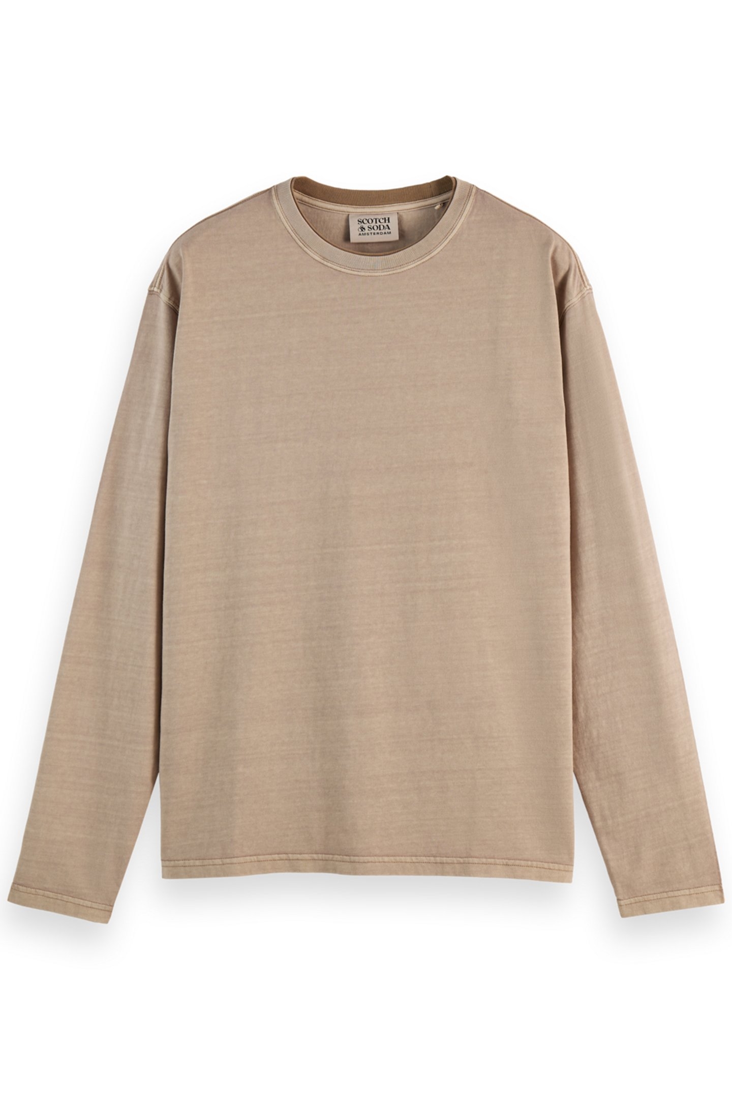3 CROSSES PROGRAM RELAXED FIT T-SHIRT LS MOCHA 4