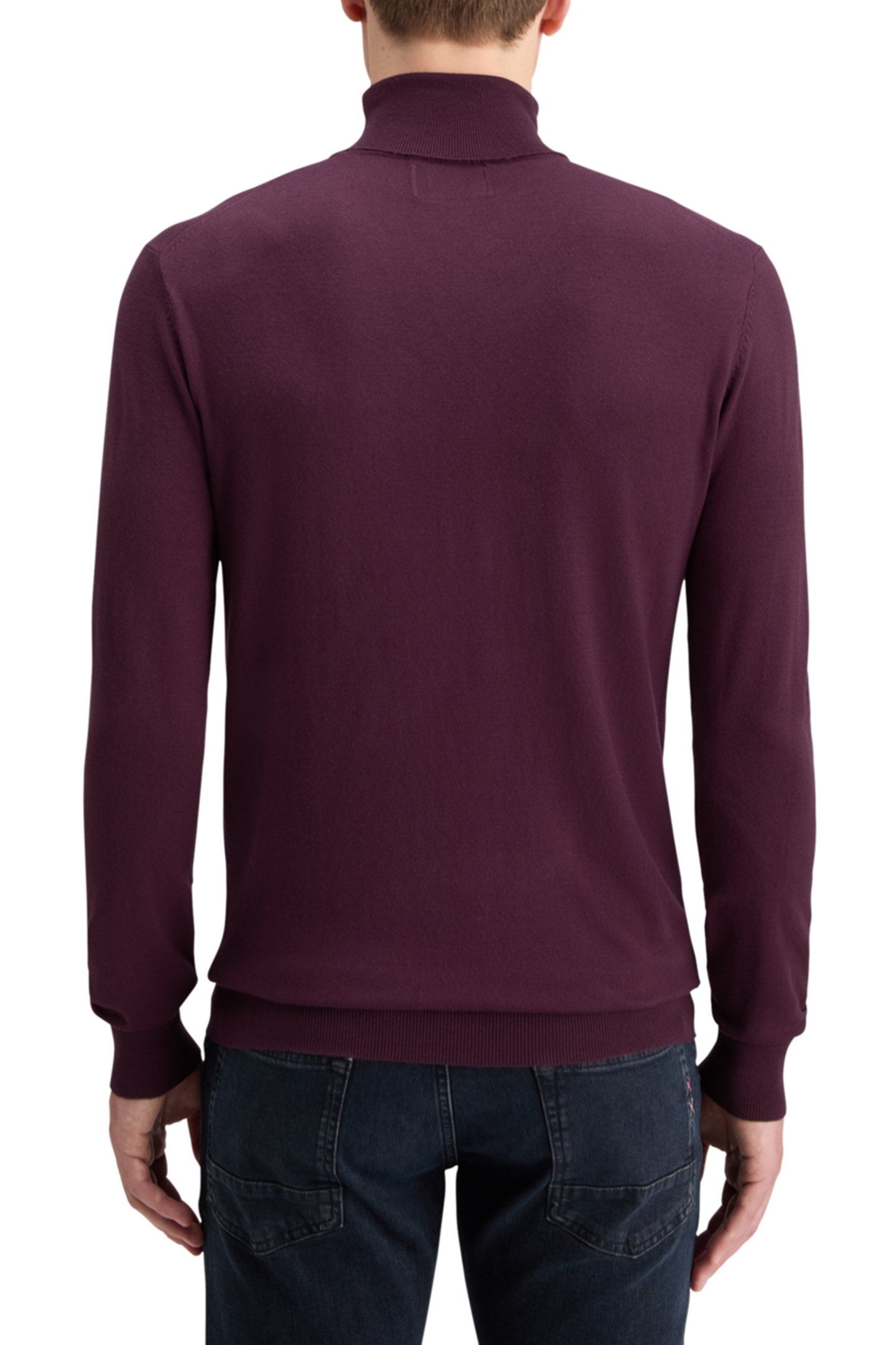 TURTLENECK VISCOSE SWEATER BERRY 2