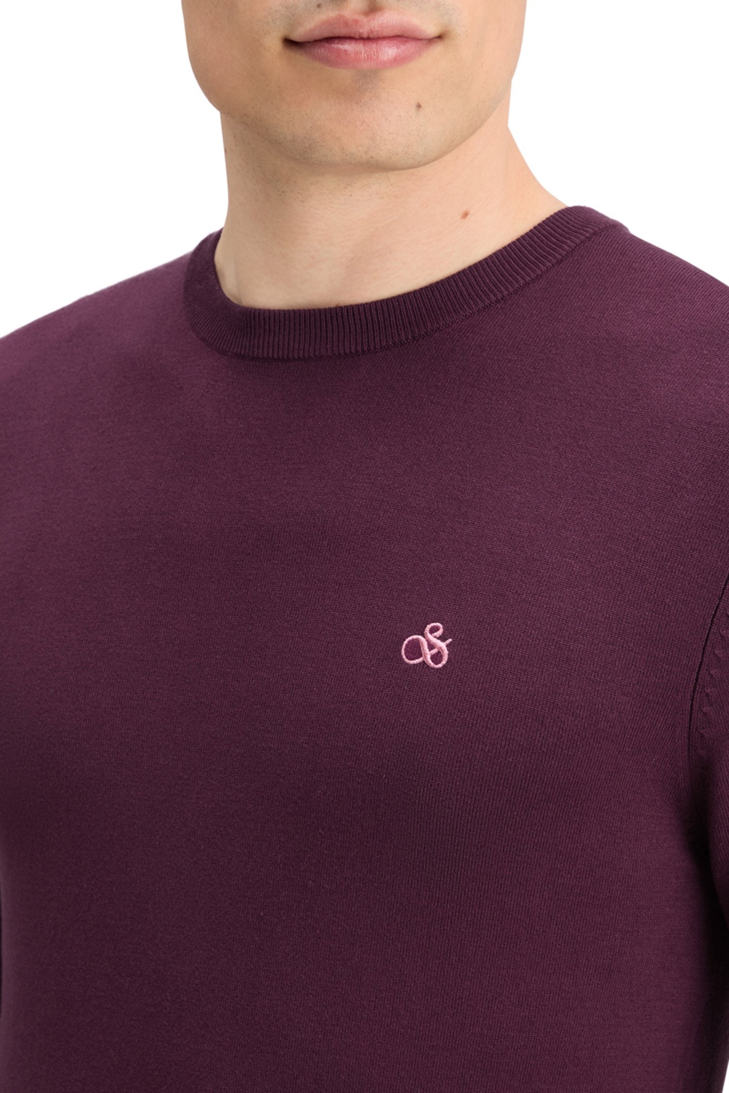 ESSENTIAL VISCOSE SWEATER BERRY 8