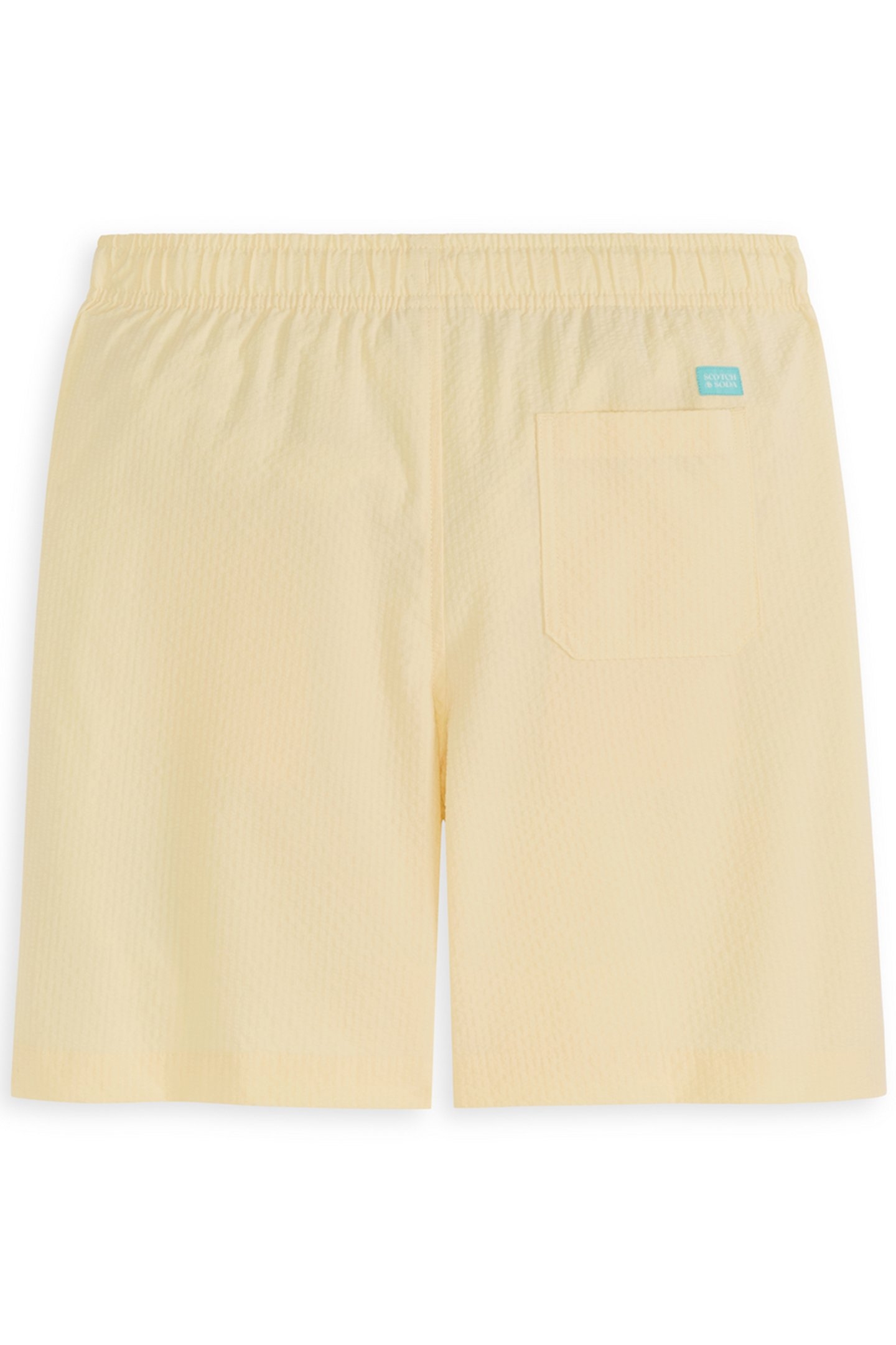 BOYS S&S SEERSUCKER SHORT LT PASTEL YELLOW 2