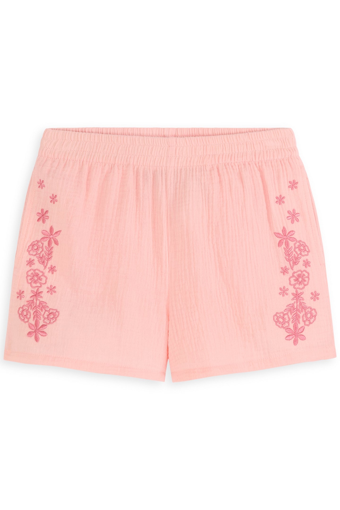 GIRLS S&S COTTON FASHION SHORT LT PASTEL PINK 1