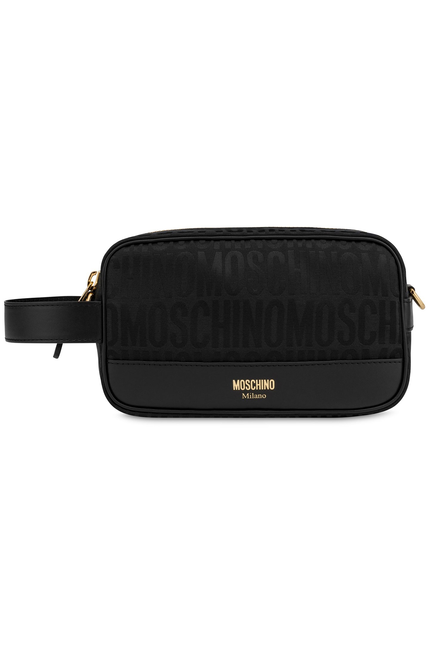 ALLOVER LOGO NYLON BEAUTY CASE BLACK 1