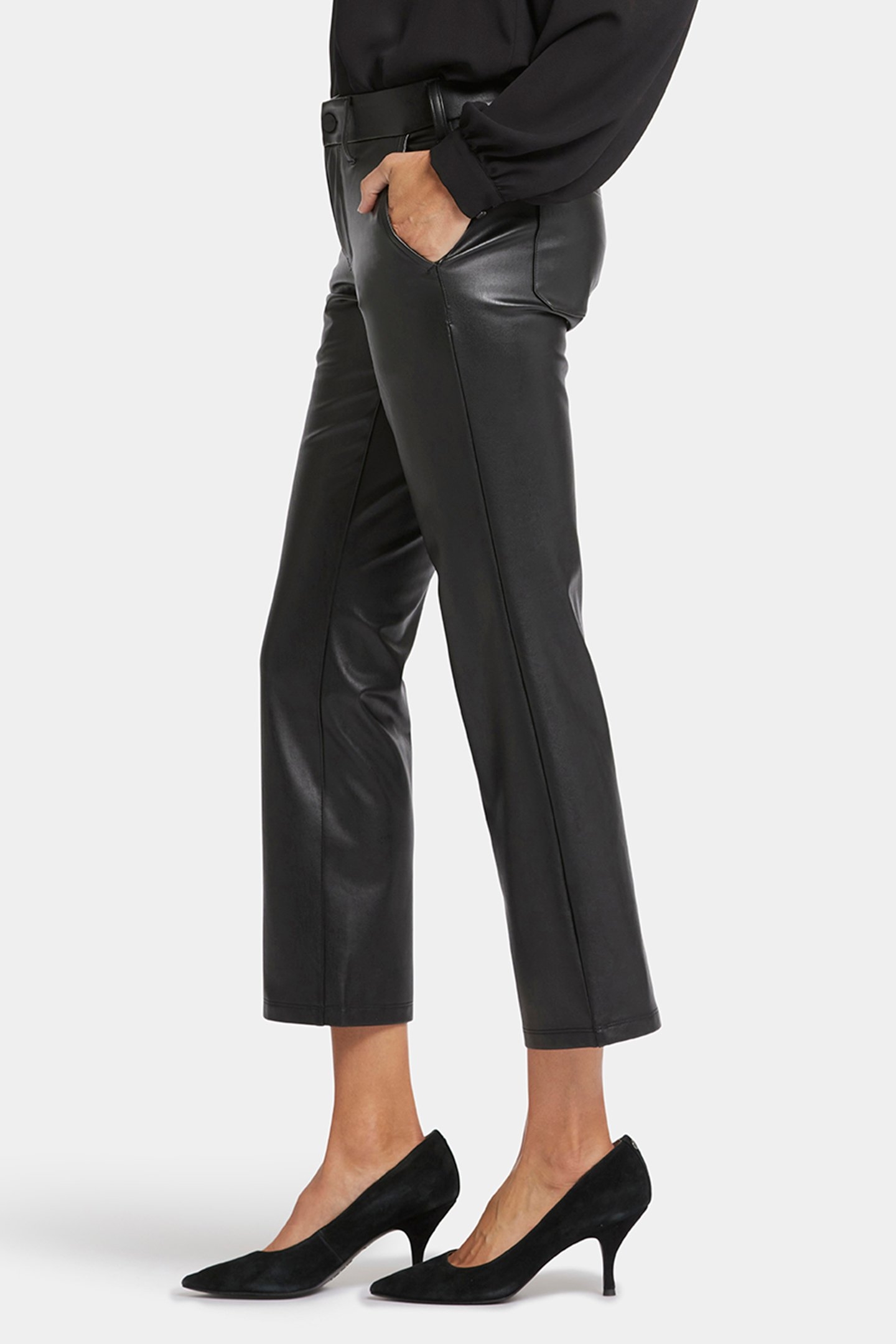 STRAIGHT LEG ANKLE PANT BLACK 4
