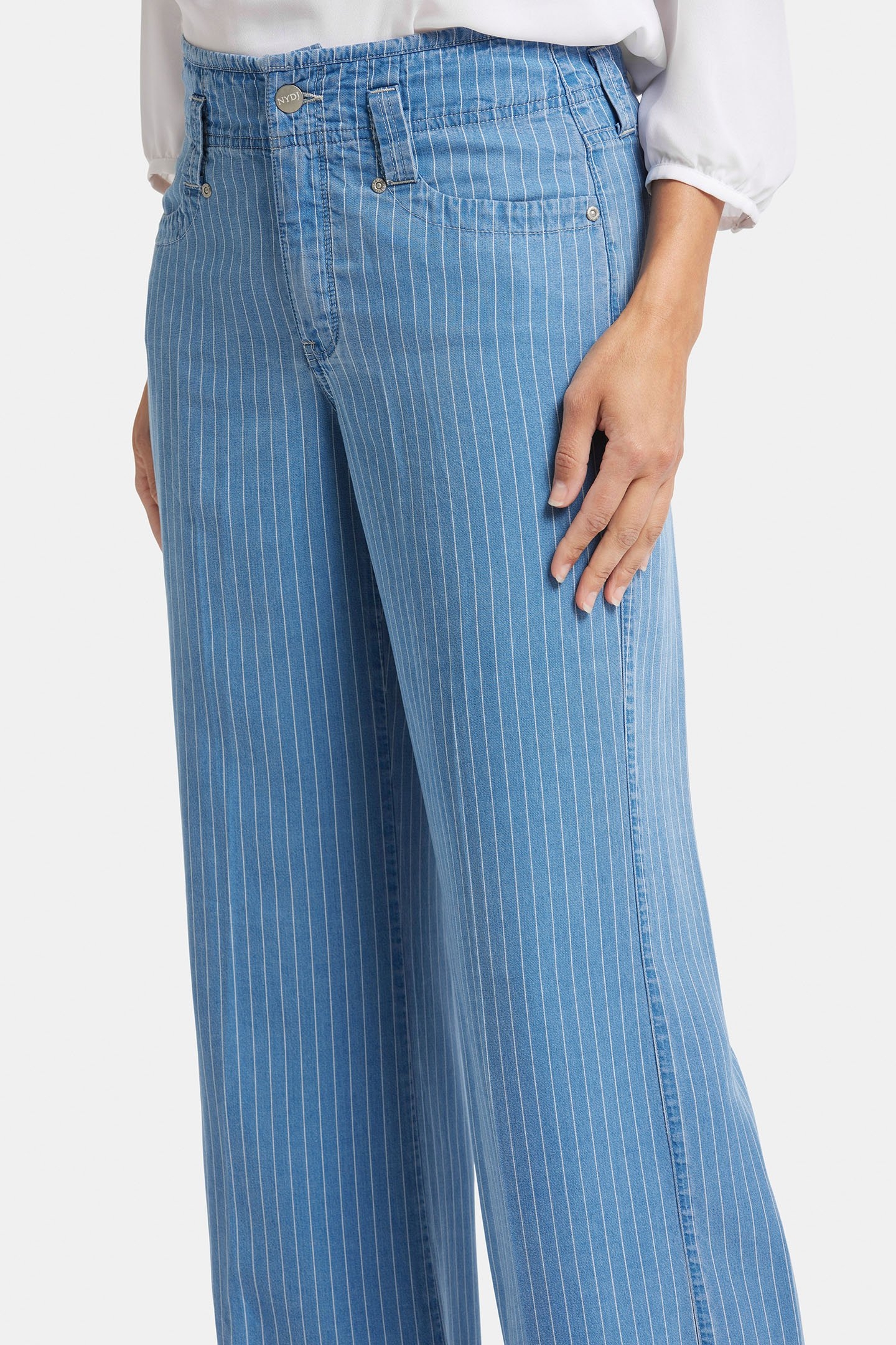 TERESA WIDE LEG LIGHT MARINE STRIPE 6