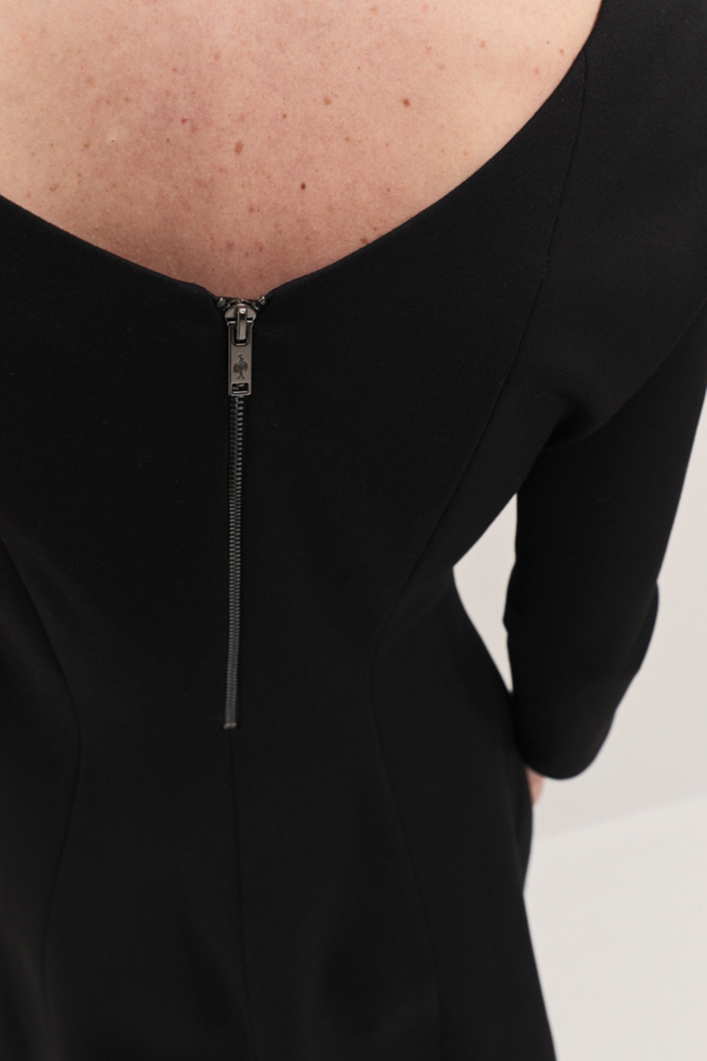 RYM - BLACK SKATER DRESS MILANO KNIT 4