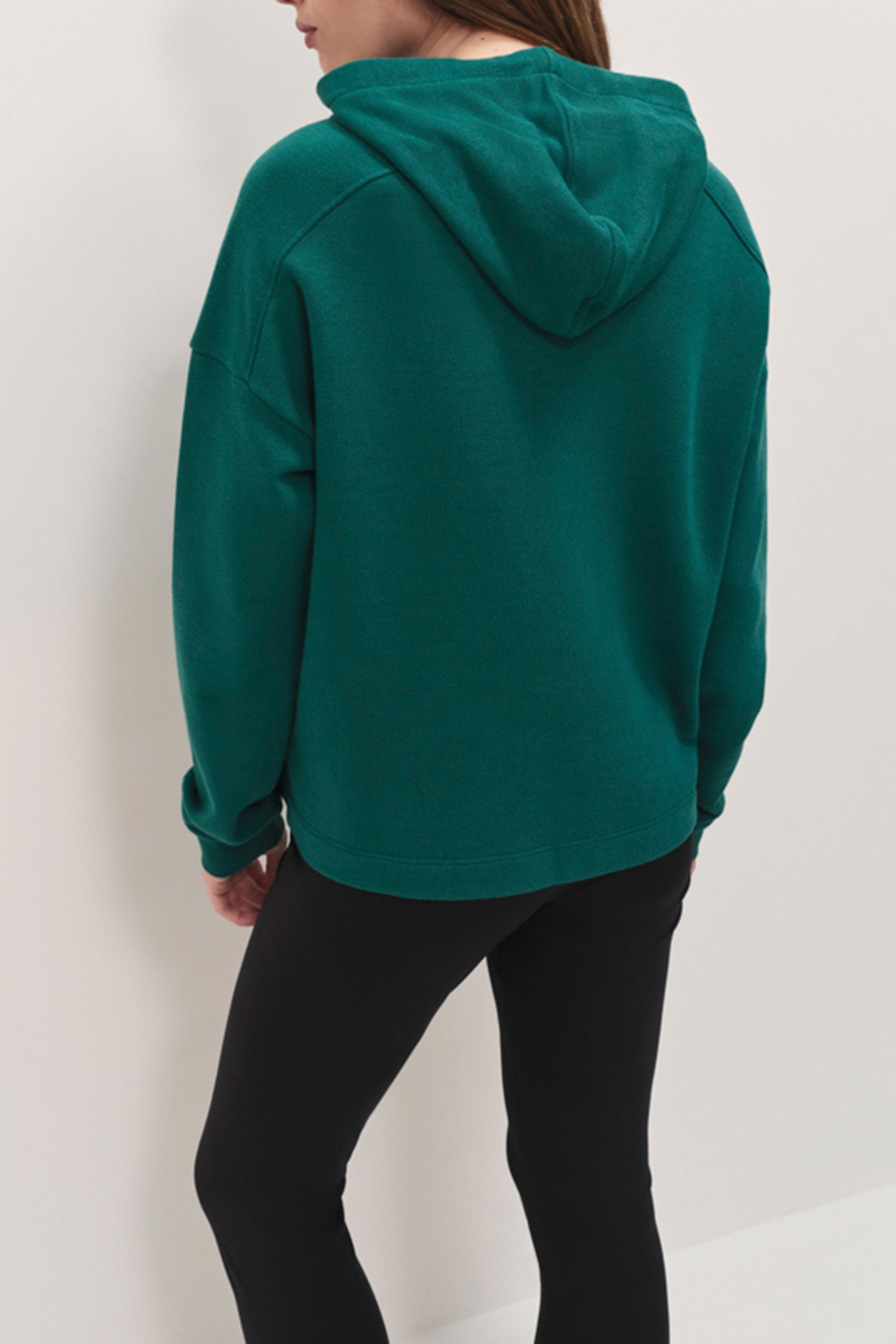 MAORI - EVERGREEN FLOCKED VELVET VISUAL FLEECE HOODIE FOR DA 2