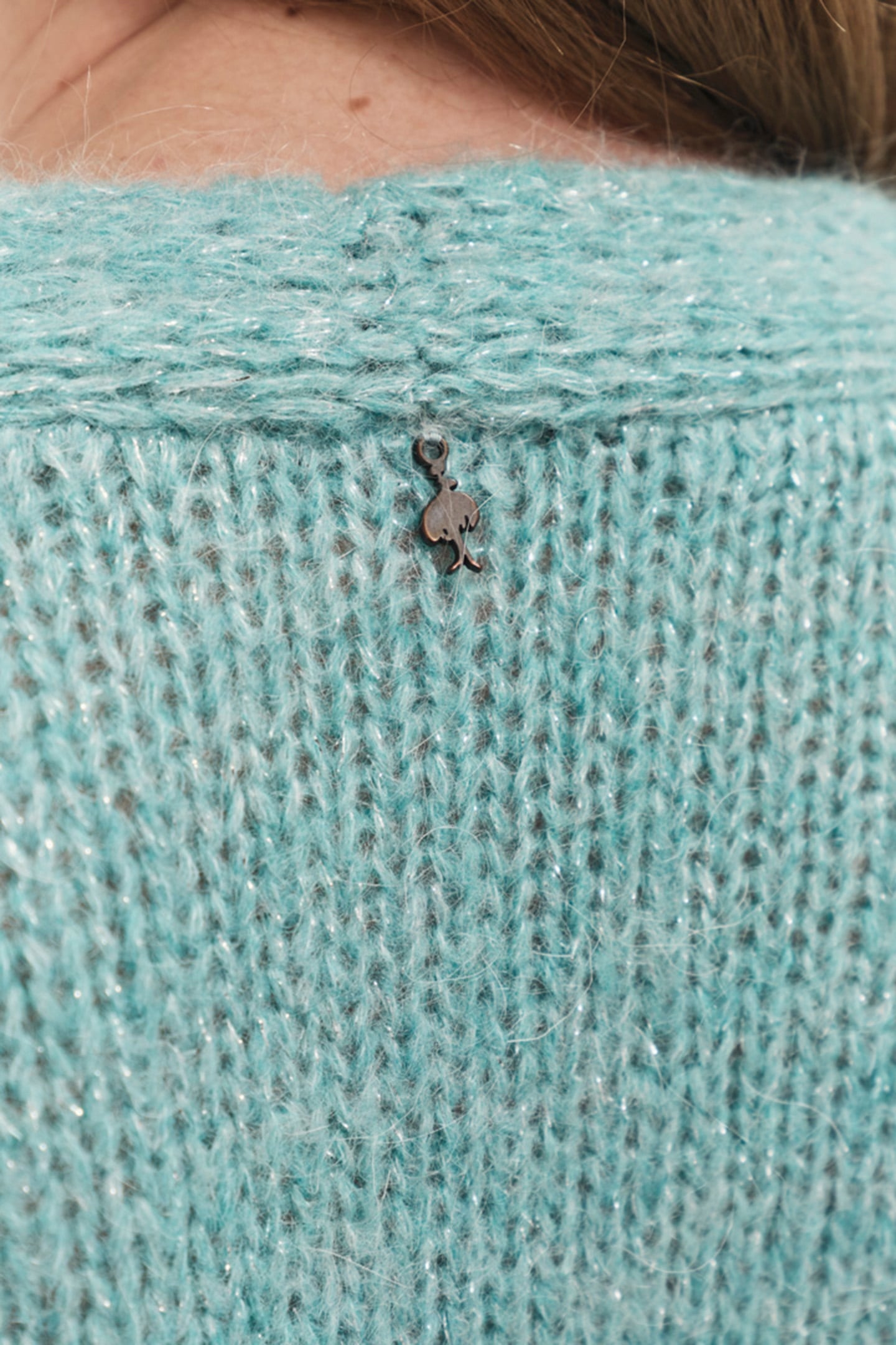 TABAR - SYCAMORE CARDIGAN, LUREX KNIT, STRIPE PATTERN 6