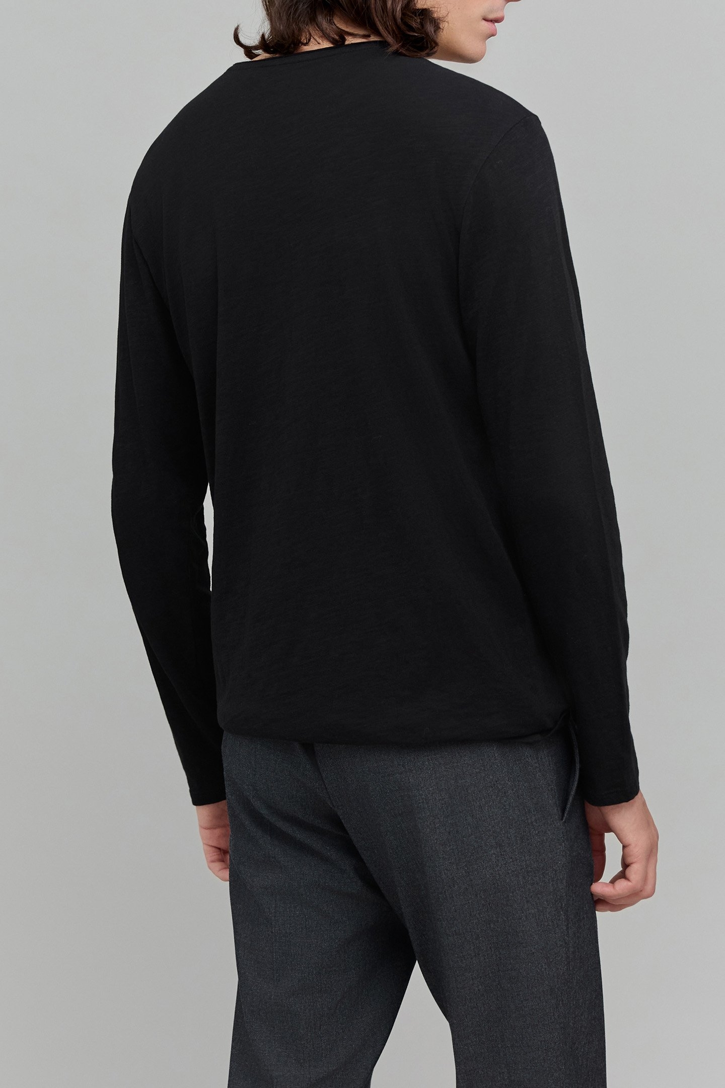 BLACK COTTON MODAL T.SHIRT 2