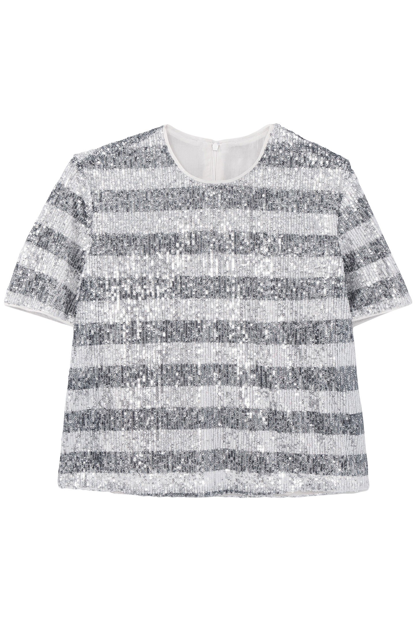 SEQUIN EMBROIDERED STRIPES TOP 5