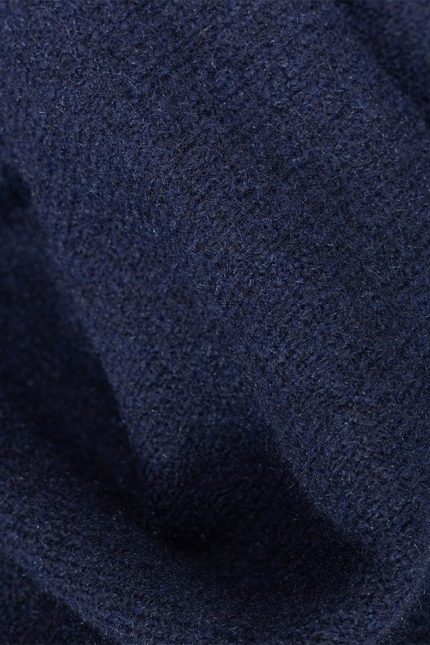 NAVY ROUND NECK SWEATER DRESS WITH LONG SLEEVES 4