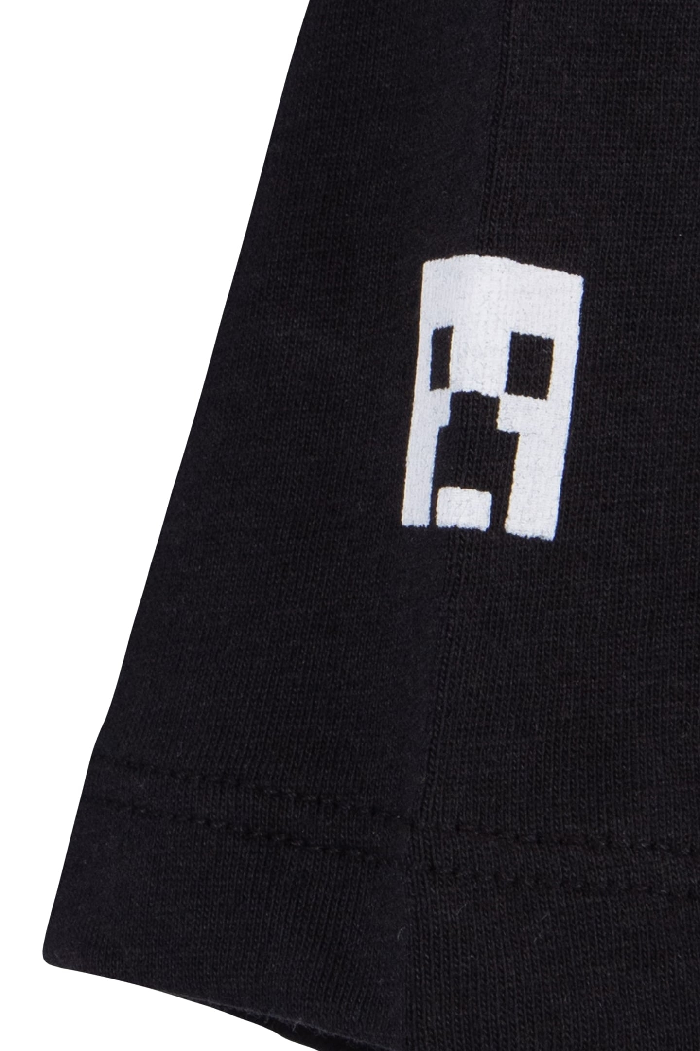 BOYS’ BLACK T-SHIRT WITH EMBOSSED MINECRAFT SLOGANS 6