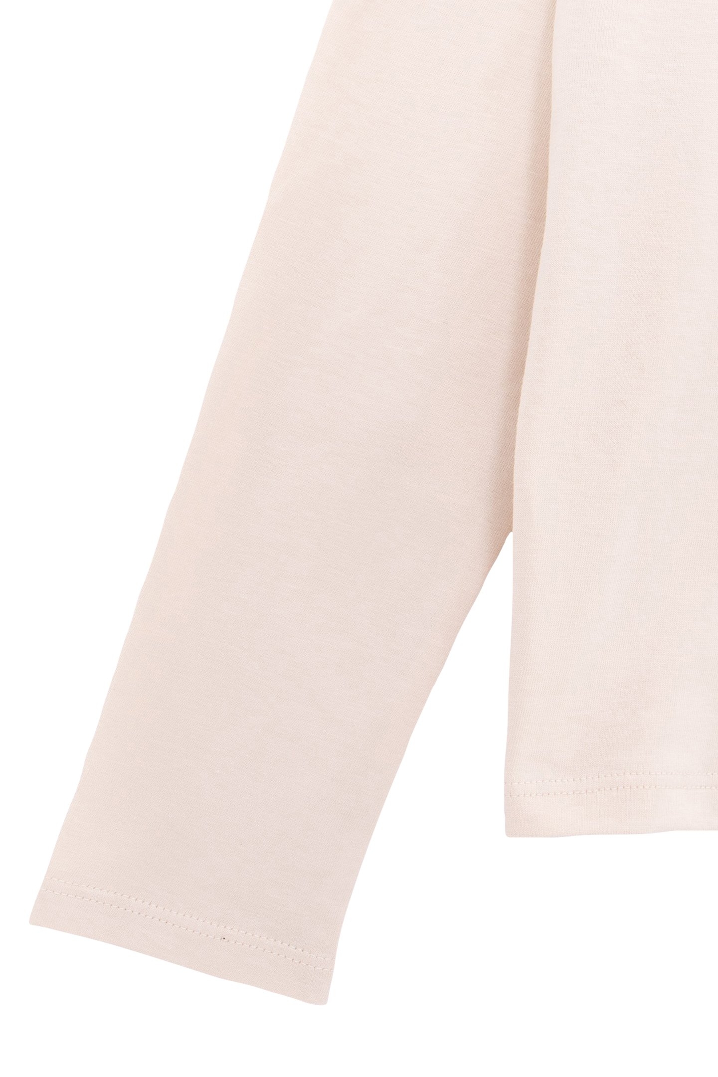 GIRL'S ECRU MESSAGE T-SHIRT WITH GLITTER STARS 4