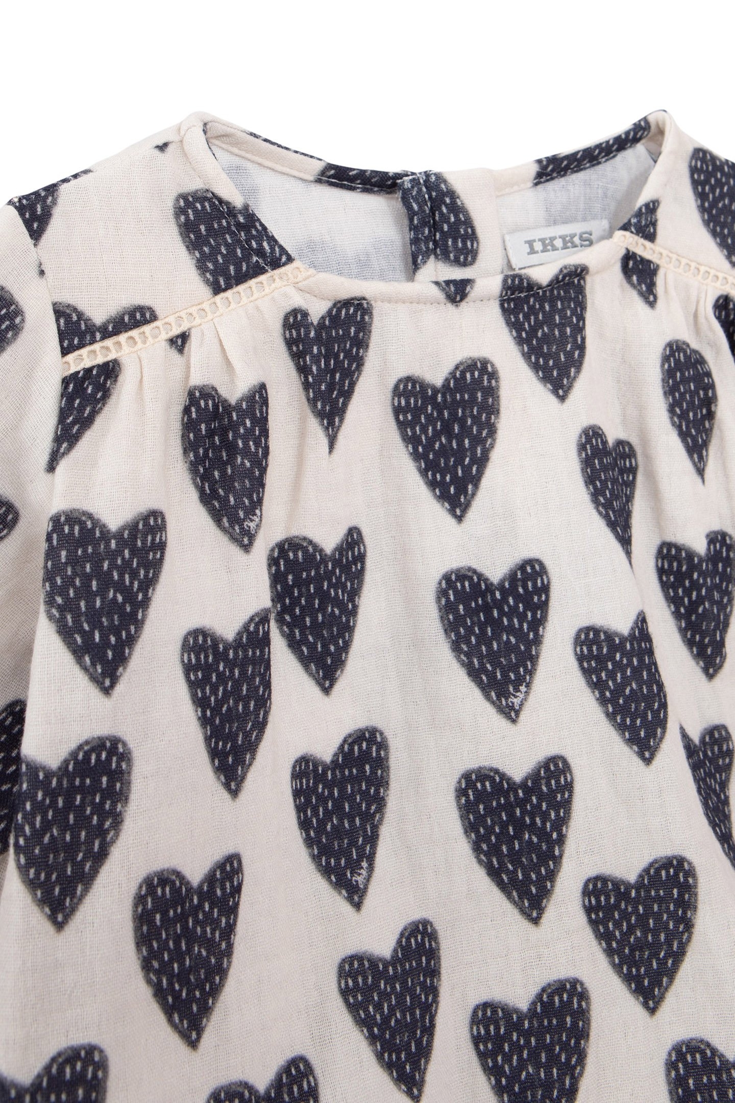 2-IN-1 BABY GIRL HEARTS BLOUSE AND CAMEL SHORTS SET 7