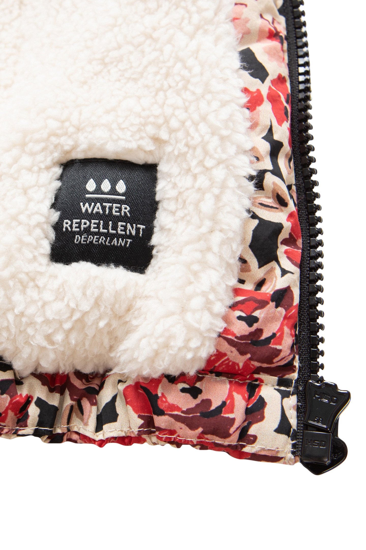 BABY GIRL MAXI PINK PRINT BLACK PADDED JACKET 6