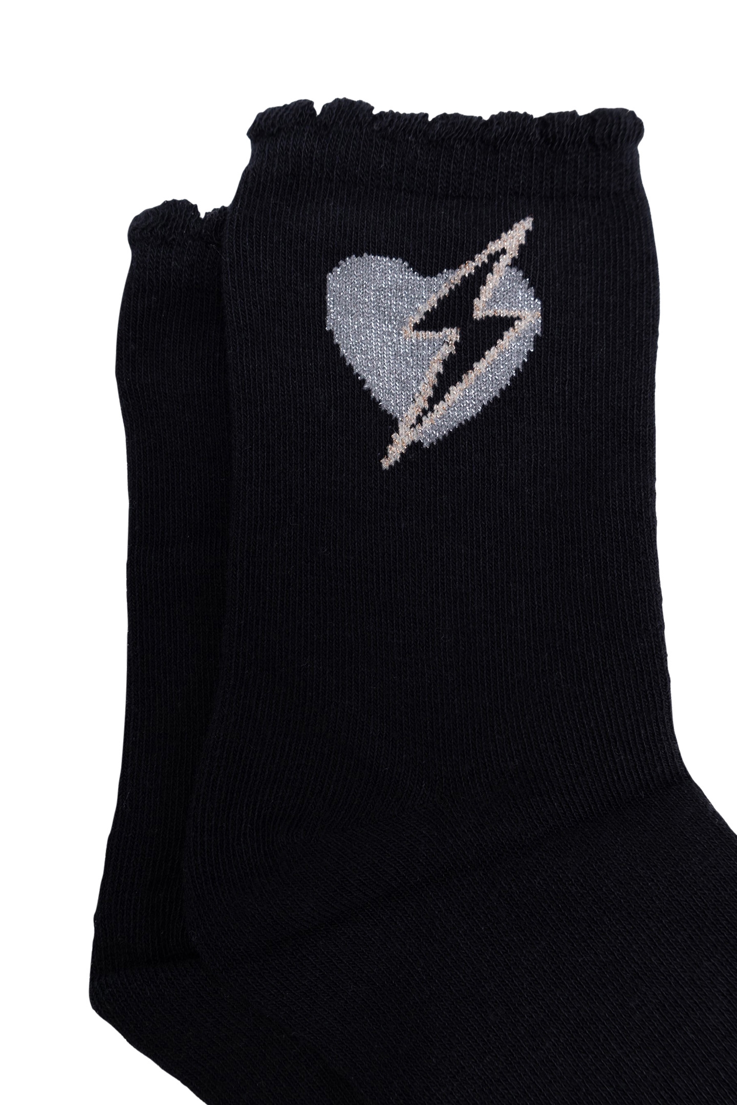 PINK, GOLD AND BLACK GIRLS' SOCKS 7