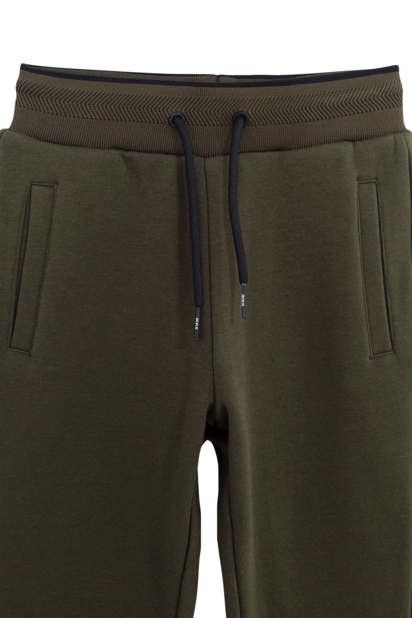 BOY'S HERRINGBONE KHAKI JOGGING SUIT 3