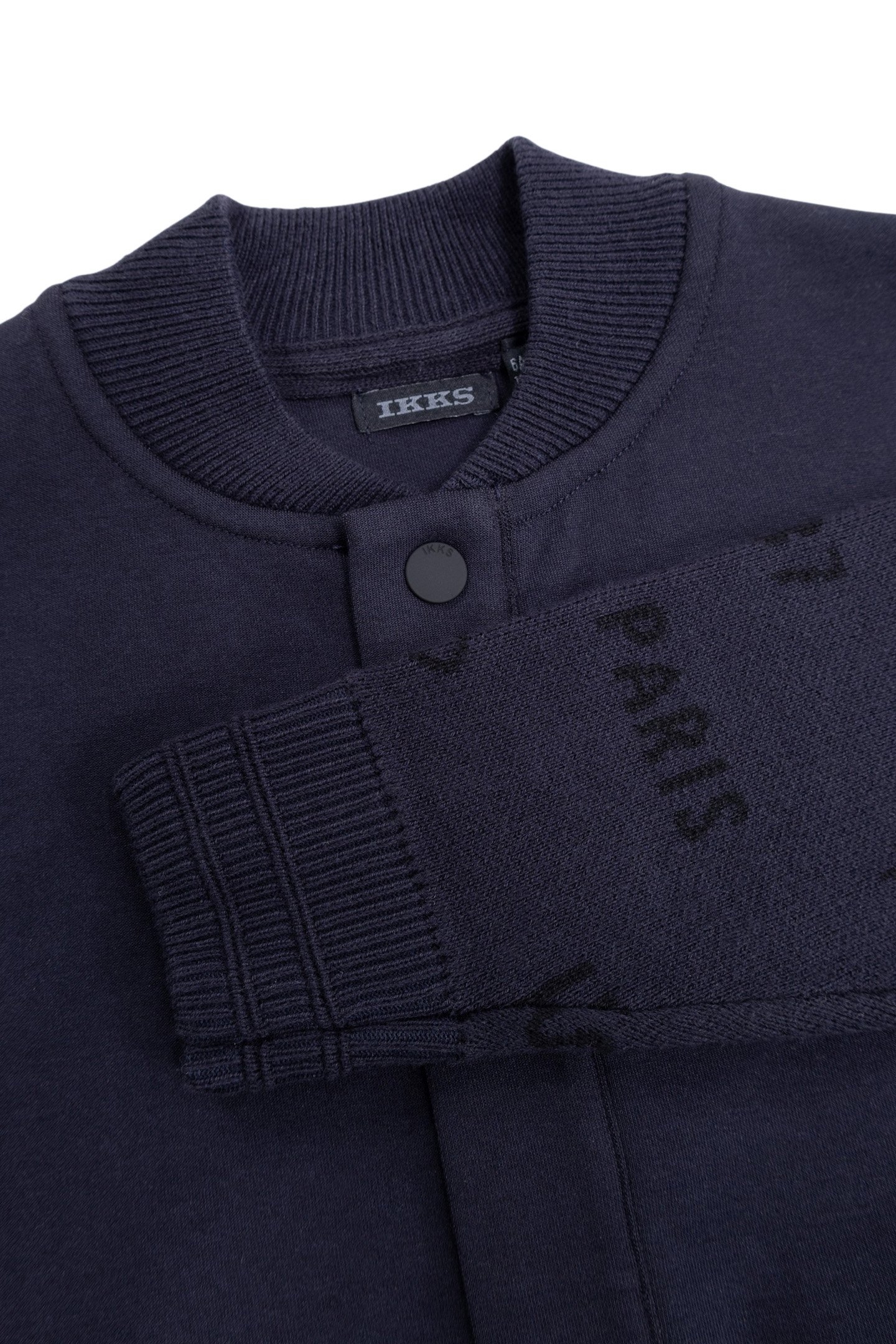 NAVY CARDIGAN SLEEVES KNIT LOGOS BOY 5