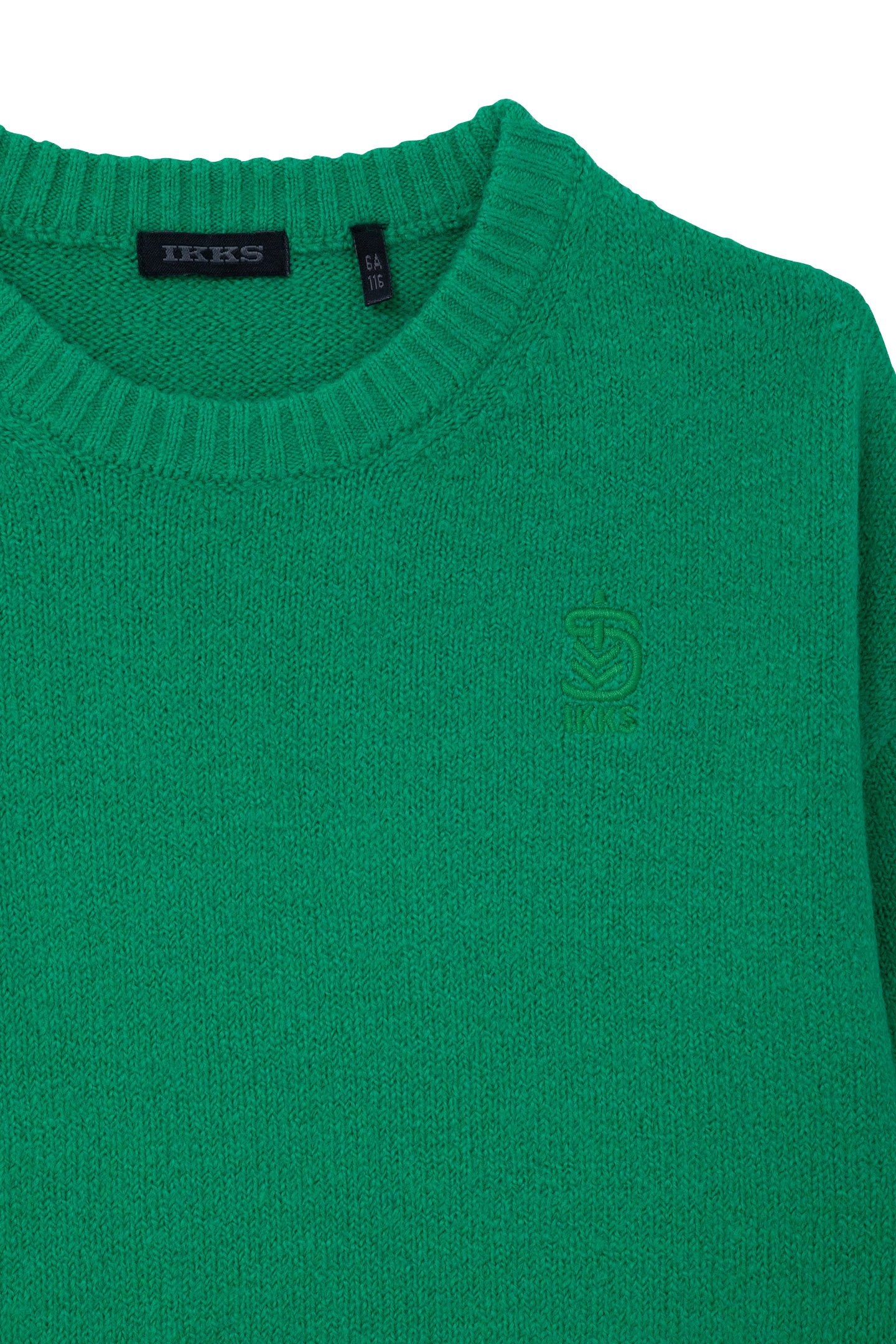 BOY'S GREEN FLUFFY KNIT SWEATER 3