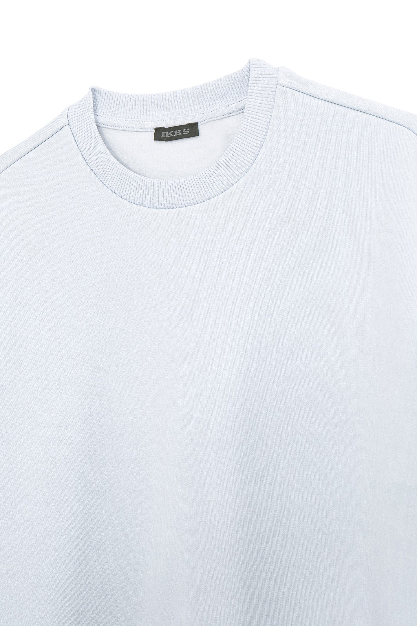 BLUE SWEATSHIRT WITH FLOCKED MESSAGE ON GIRL'S BACK 3