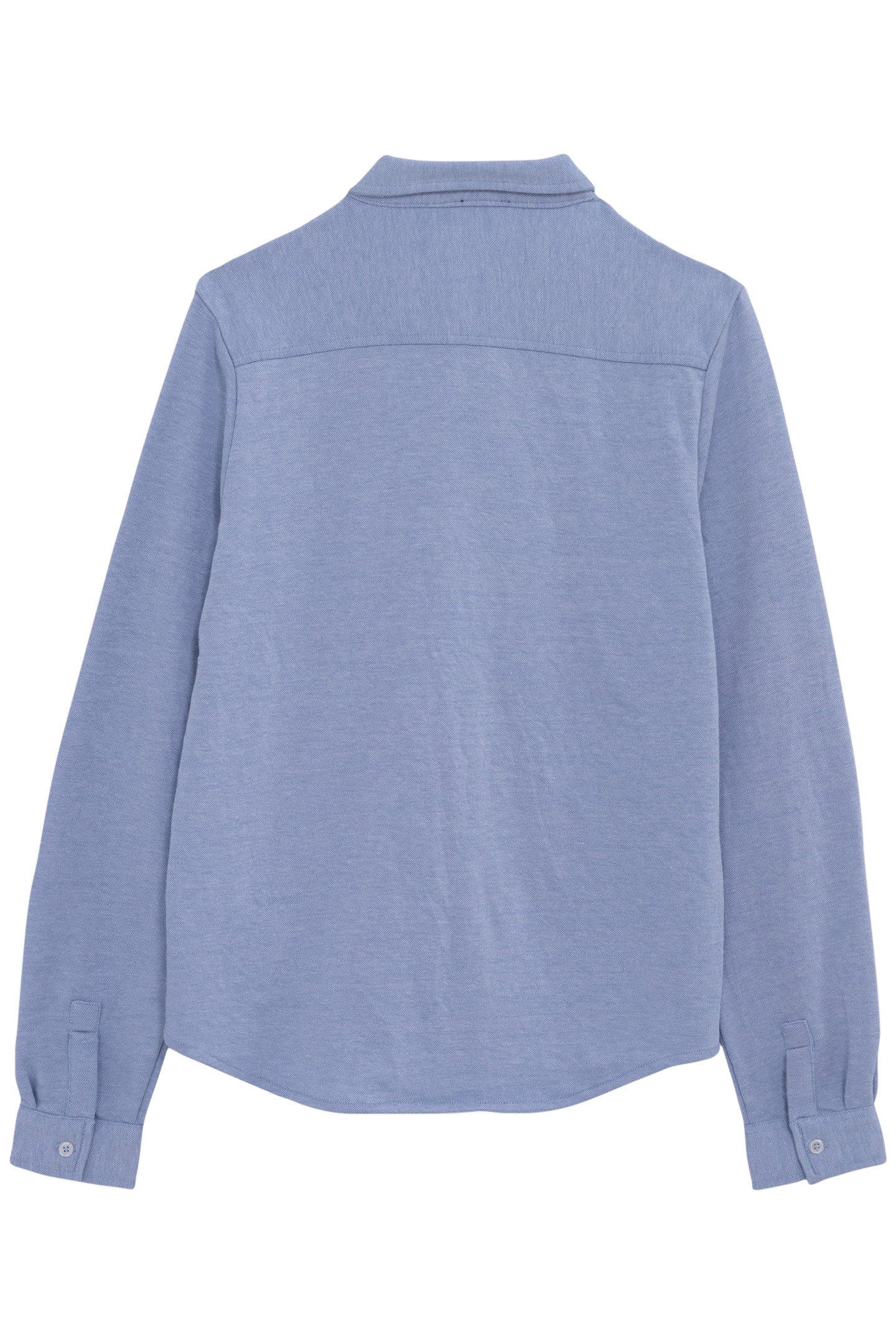 BOY'S BLUE DENIM-EFFECT KNIT SHIRT 2