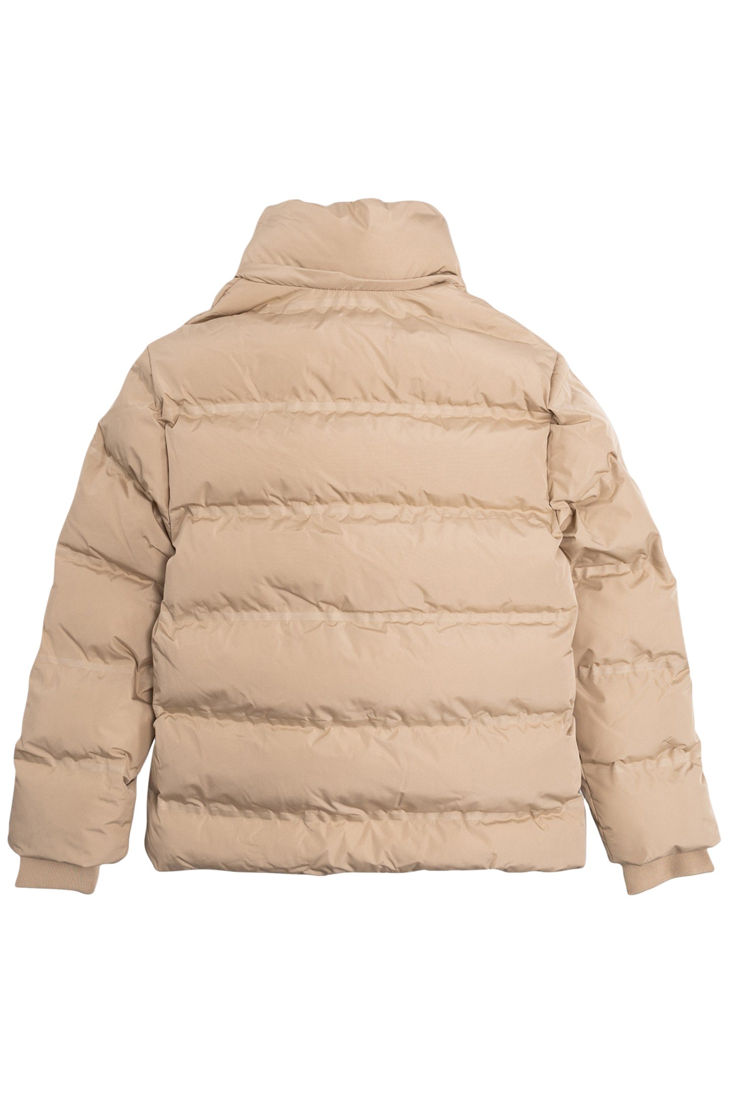 BOY'S BEIGE DOWN JACKET WITH REMOVABLE HOOD 2