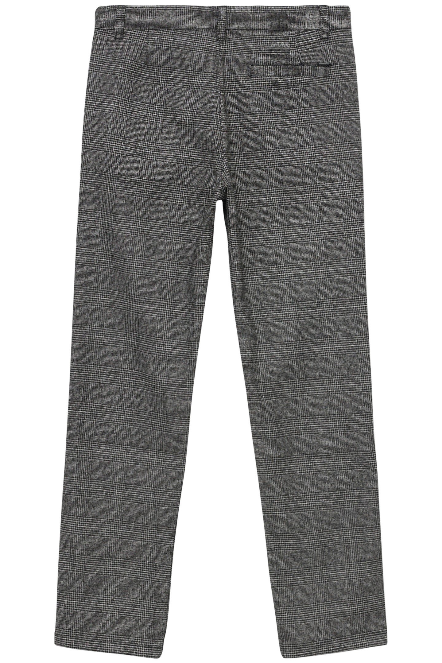 BOY'S BLACK PRINCE OF WALES CHINO PANTS 2