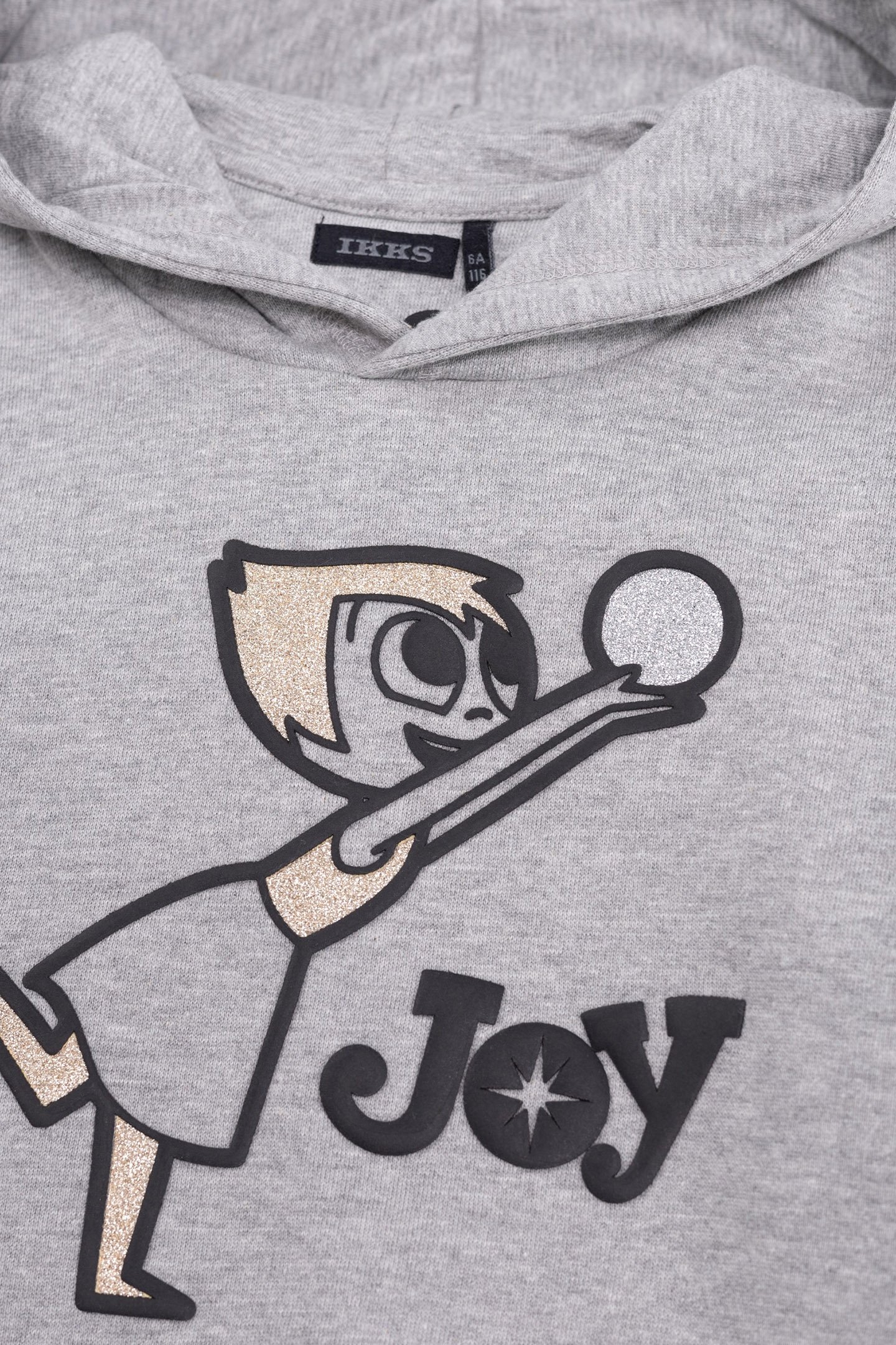 SWEAT GREY ORGANIC COTTON VISUEL JOIE VICE-VERSA GIRL 4