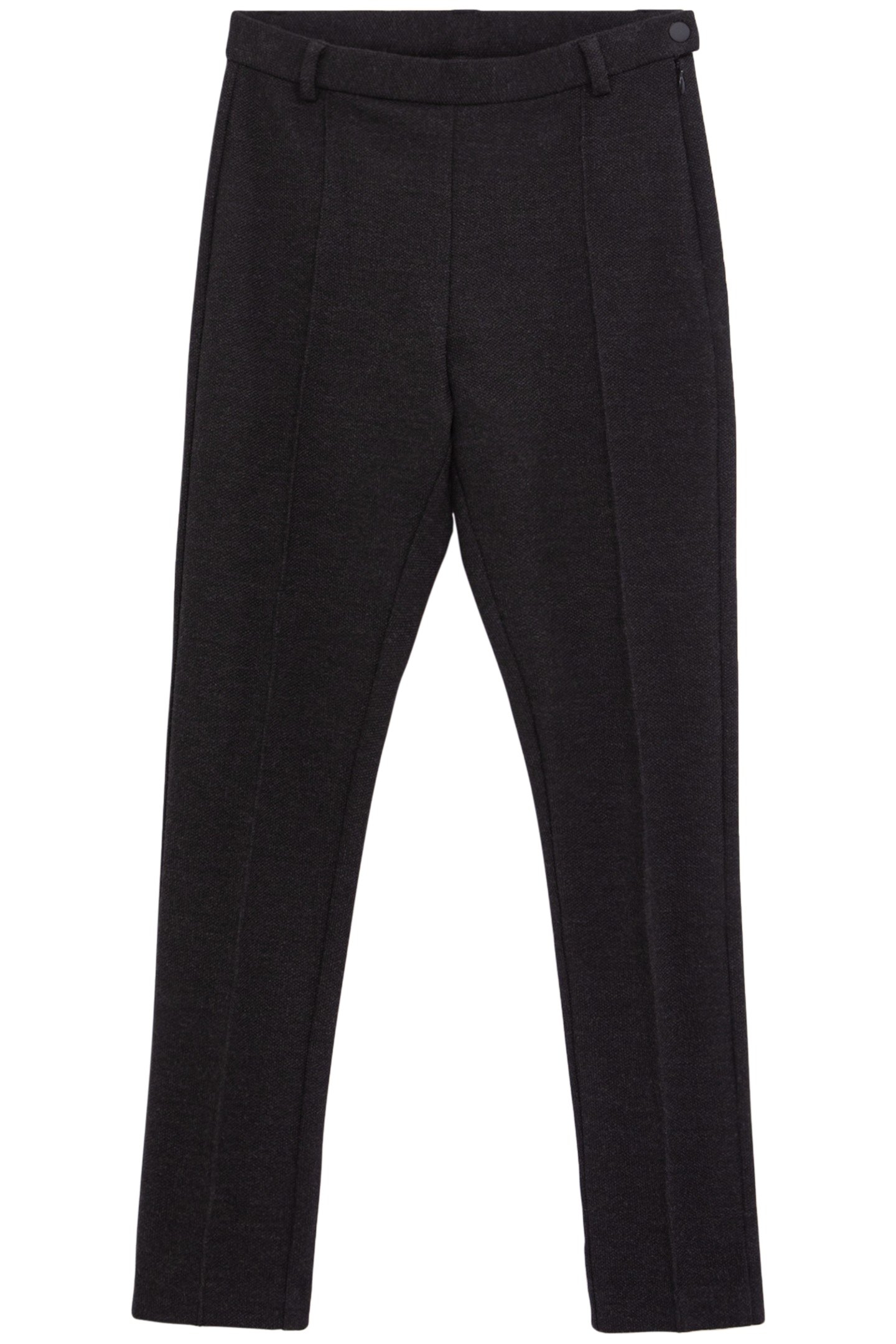 CHARCOAL KNIT SUIT TROUSERS 4