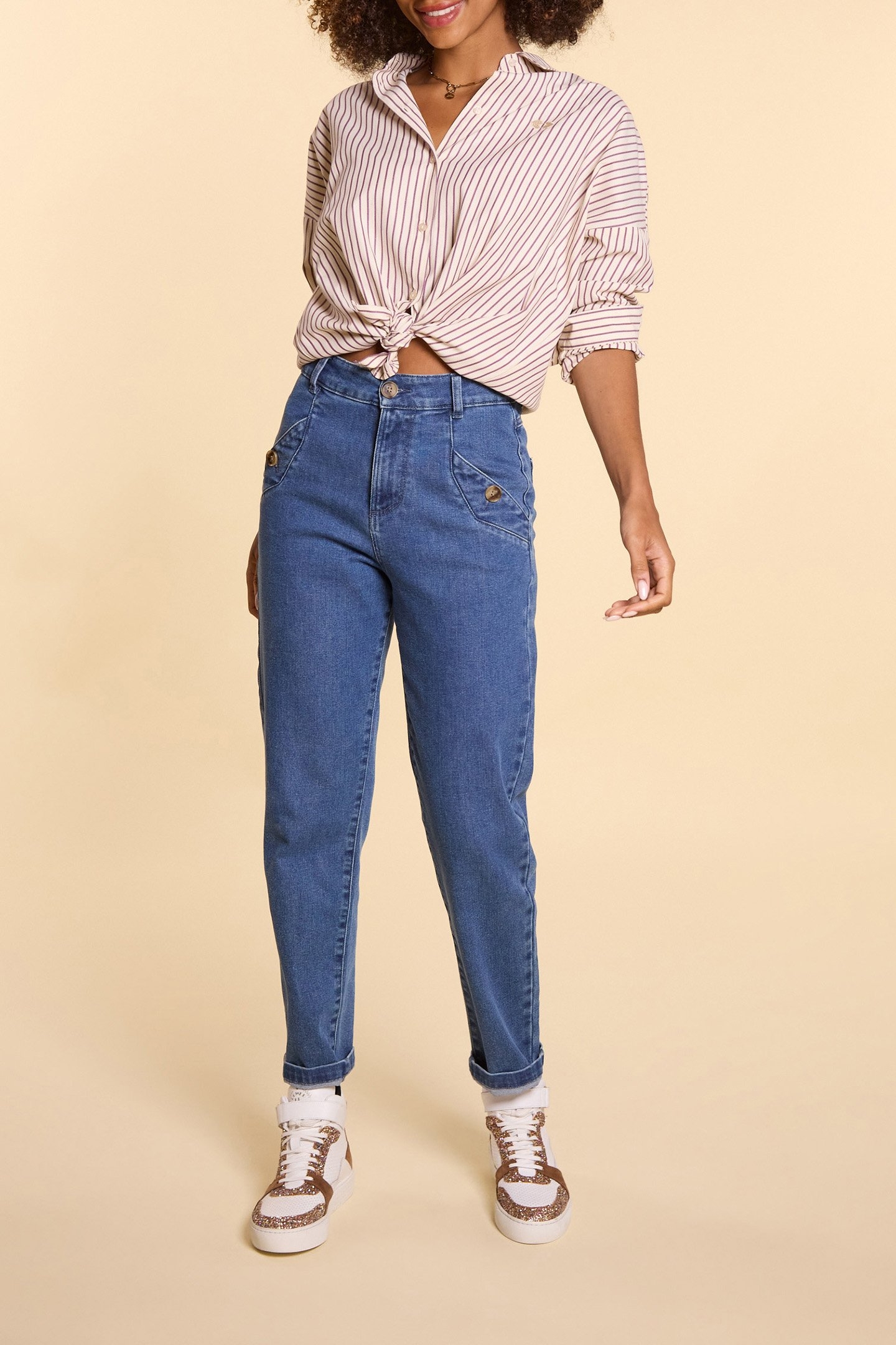 AUTHENTIC BLUE SLOUCHY JEANS 3