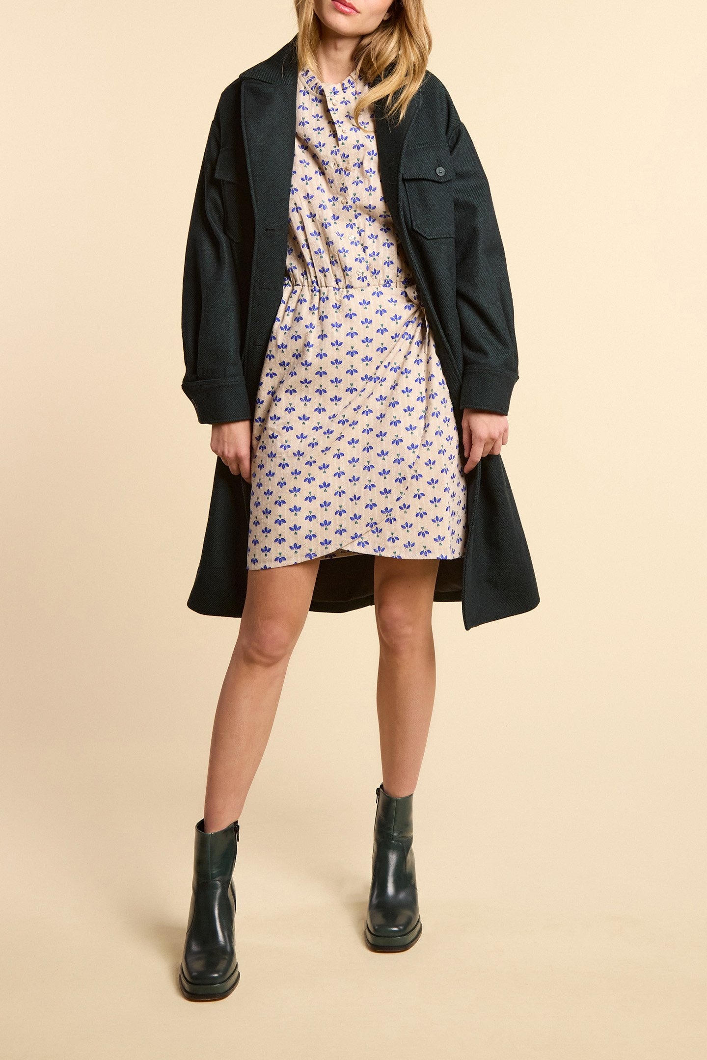 MIDNIGHT GREEN OVERCOAT 5