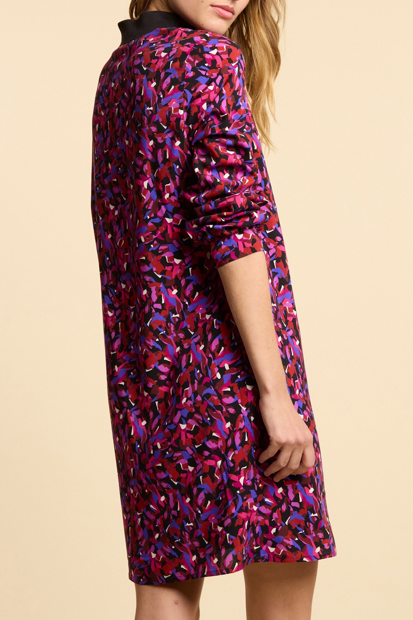 BLACK CAMOUFLAGE PRINT DRESS 2