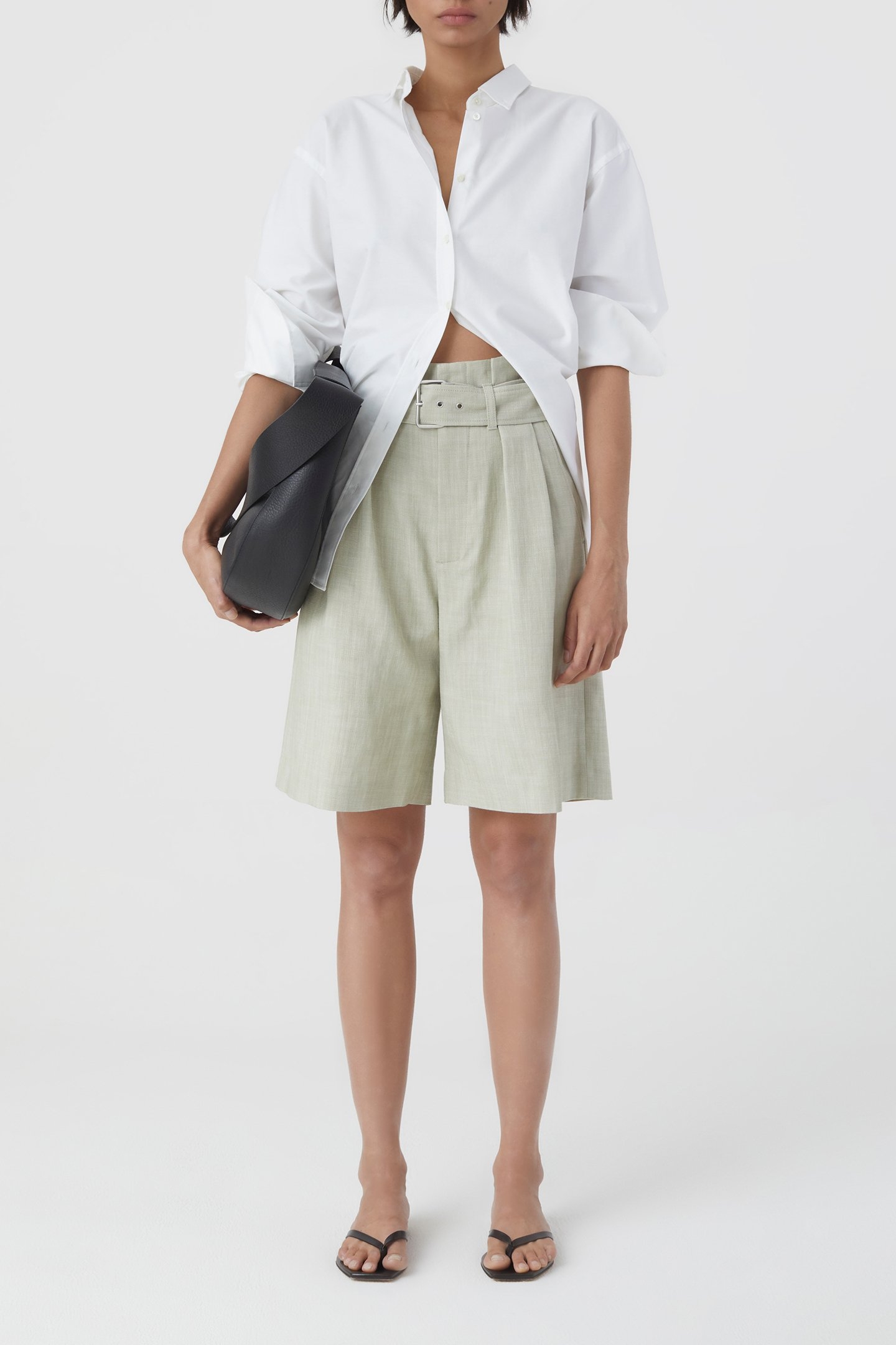 ELDON SHORTS LIGHT MOSS GREEN 3