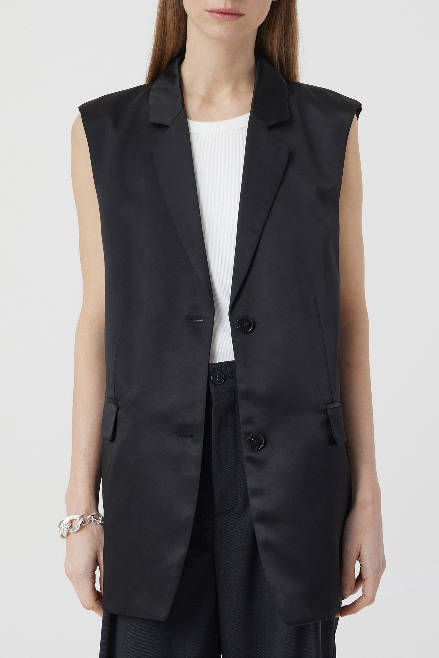 BLAZER VEST JACKETS & COATS BLACK 1