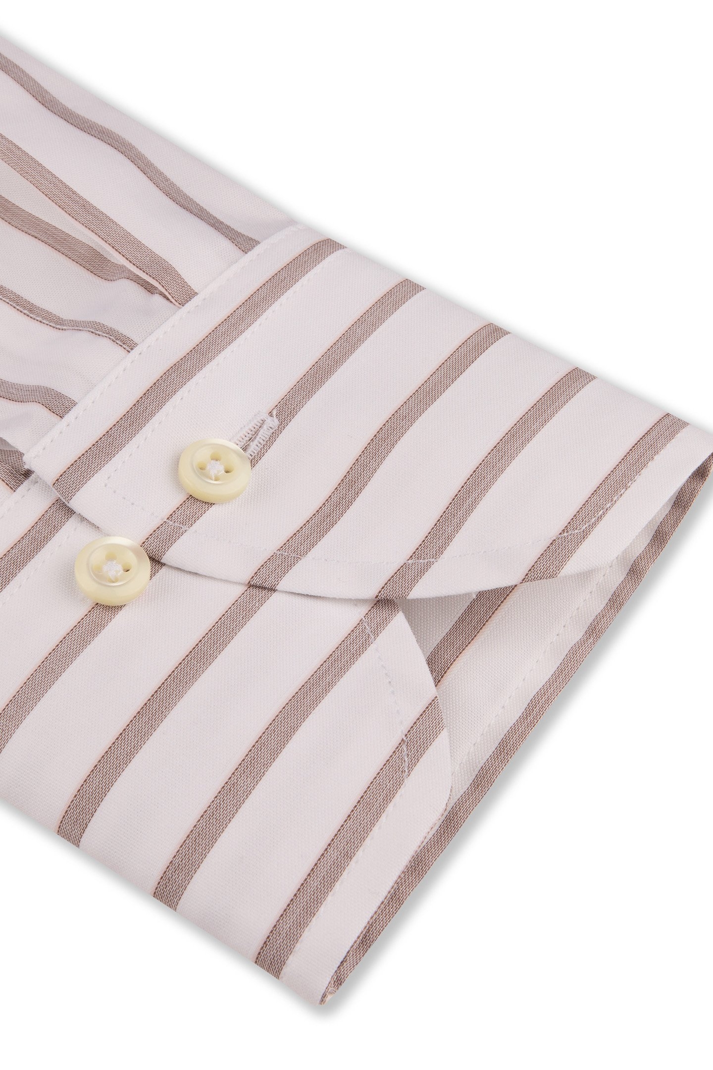 FITTED BODY/11, RC CUFF BROWN STRIPE 3