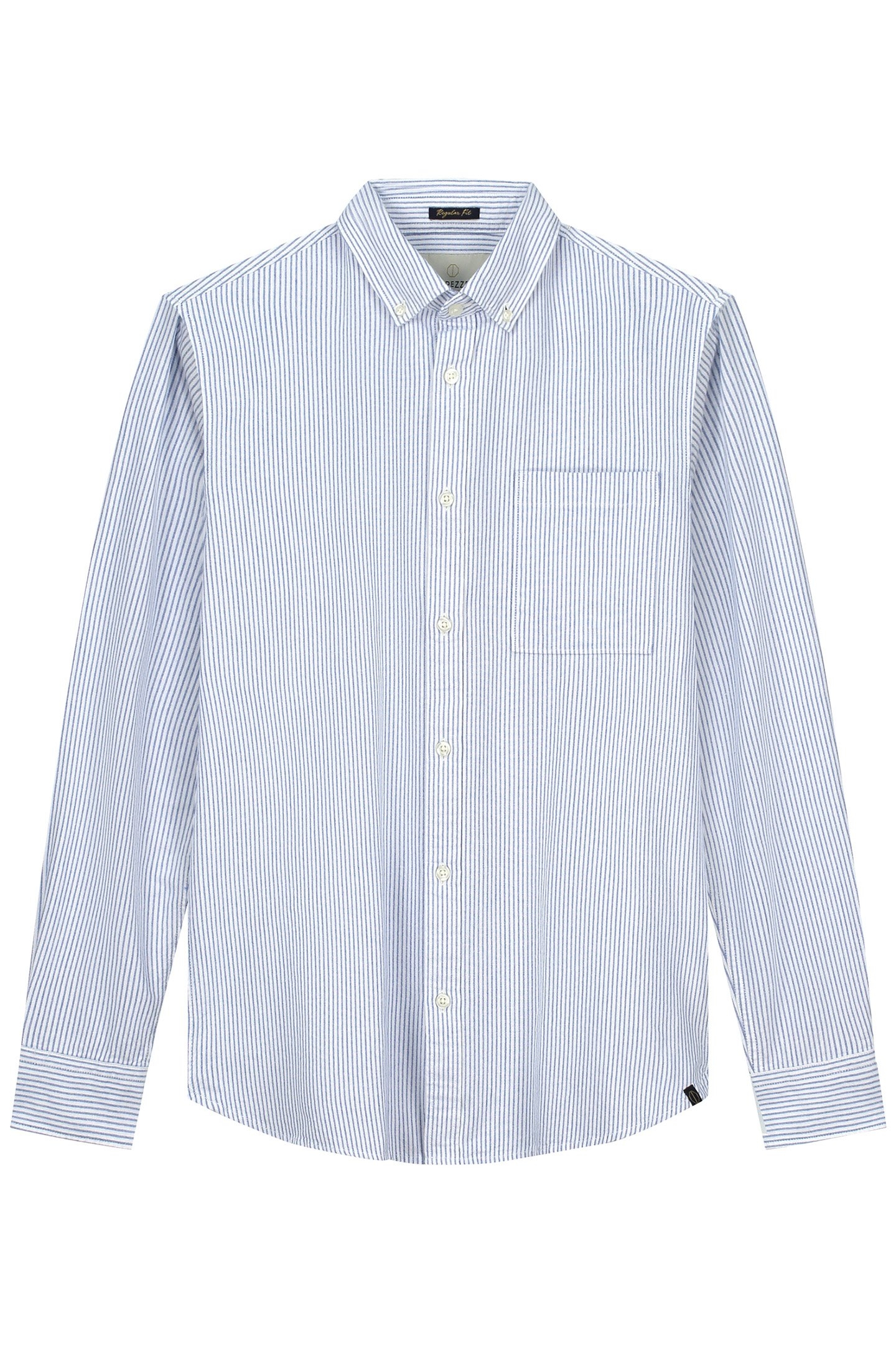 DS_OLIVER SHIRT BLUE / WHITE 4