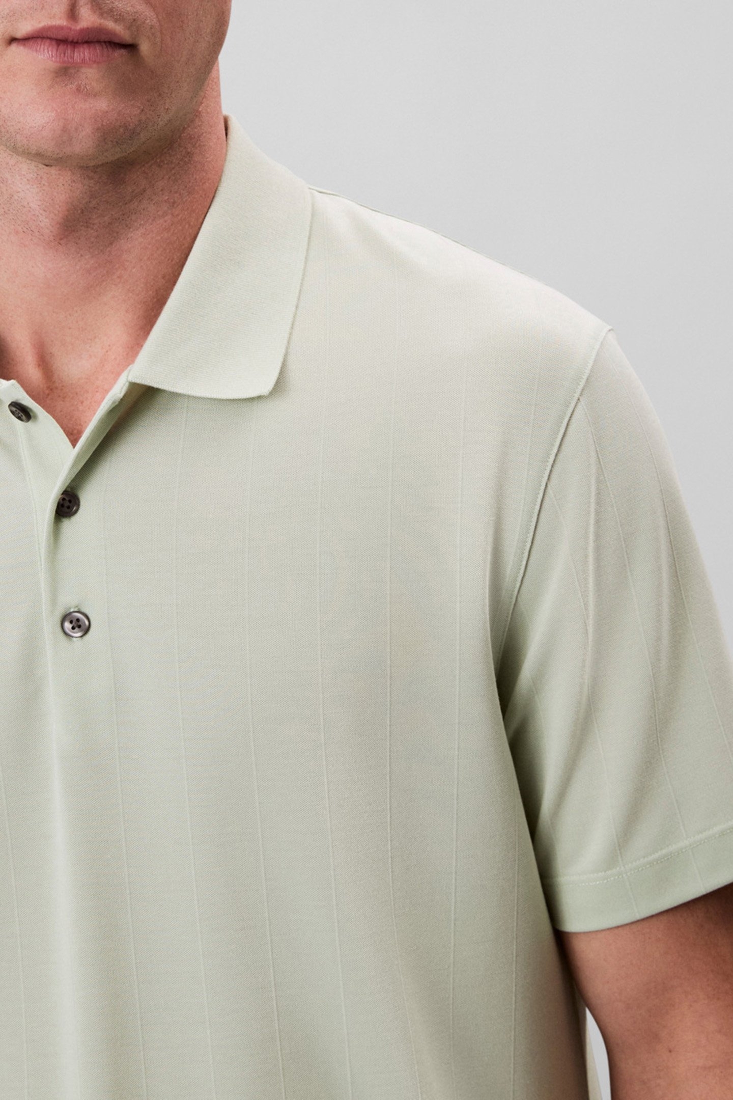 SS STRIPE STRECH JAC TENDER GREENS 5