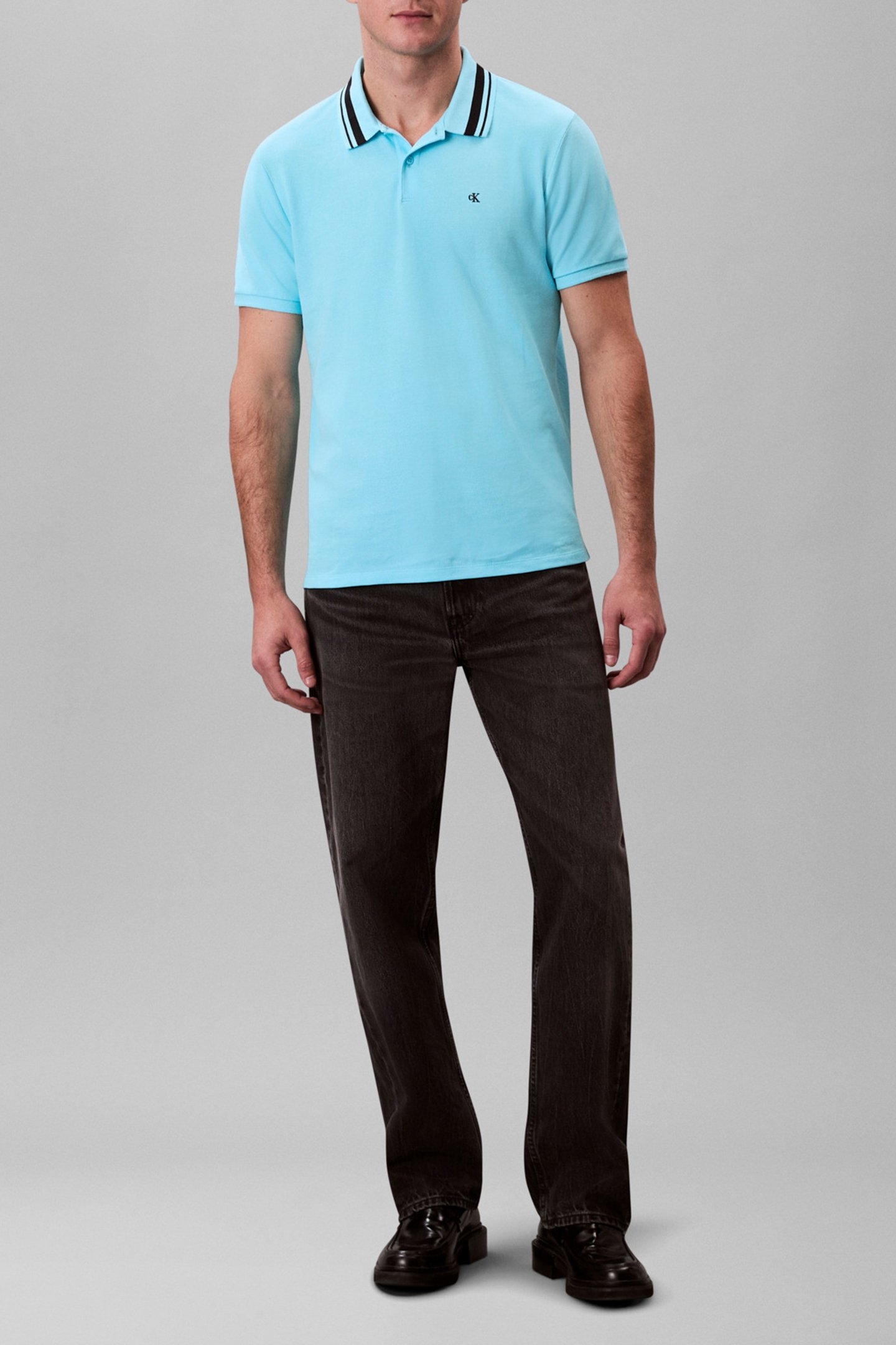 SS MONOGRAM PIQUE ATMOSPHERE BLUE 2