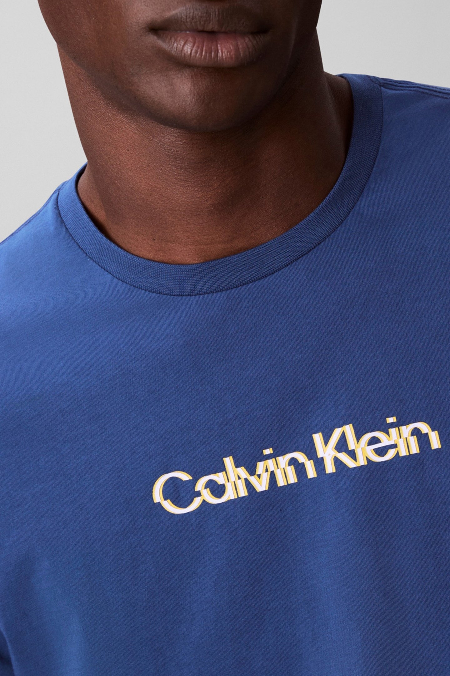 SS GLITCHED LOGO EU BLUE JEAN 5