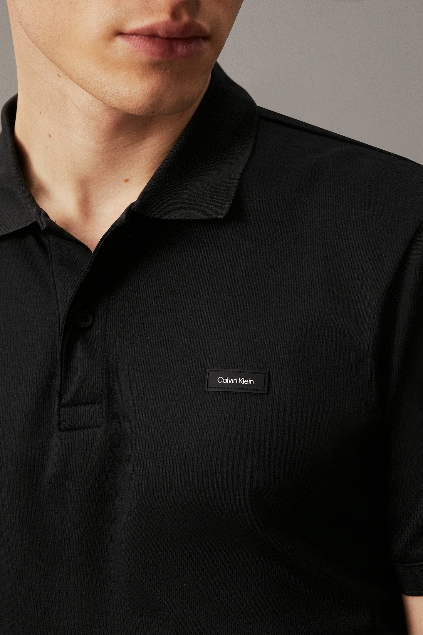 SMOOTH COTTON SLIM CK BLACK 5